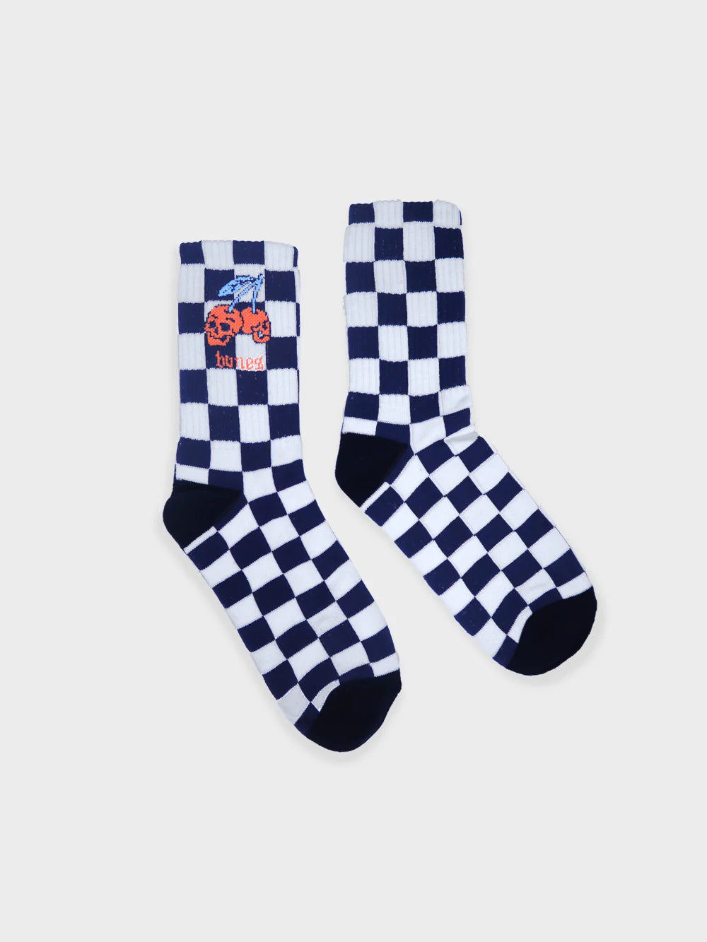 Cherry Bomb Socks - Checkered