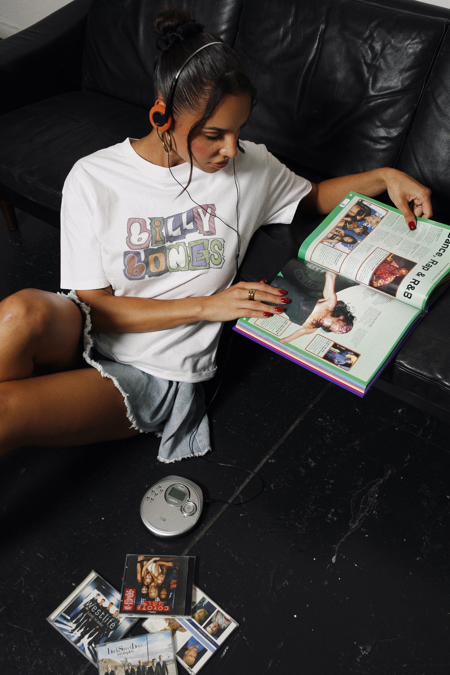 Bones T.V Tee - Vintage White