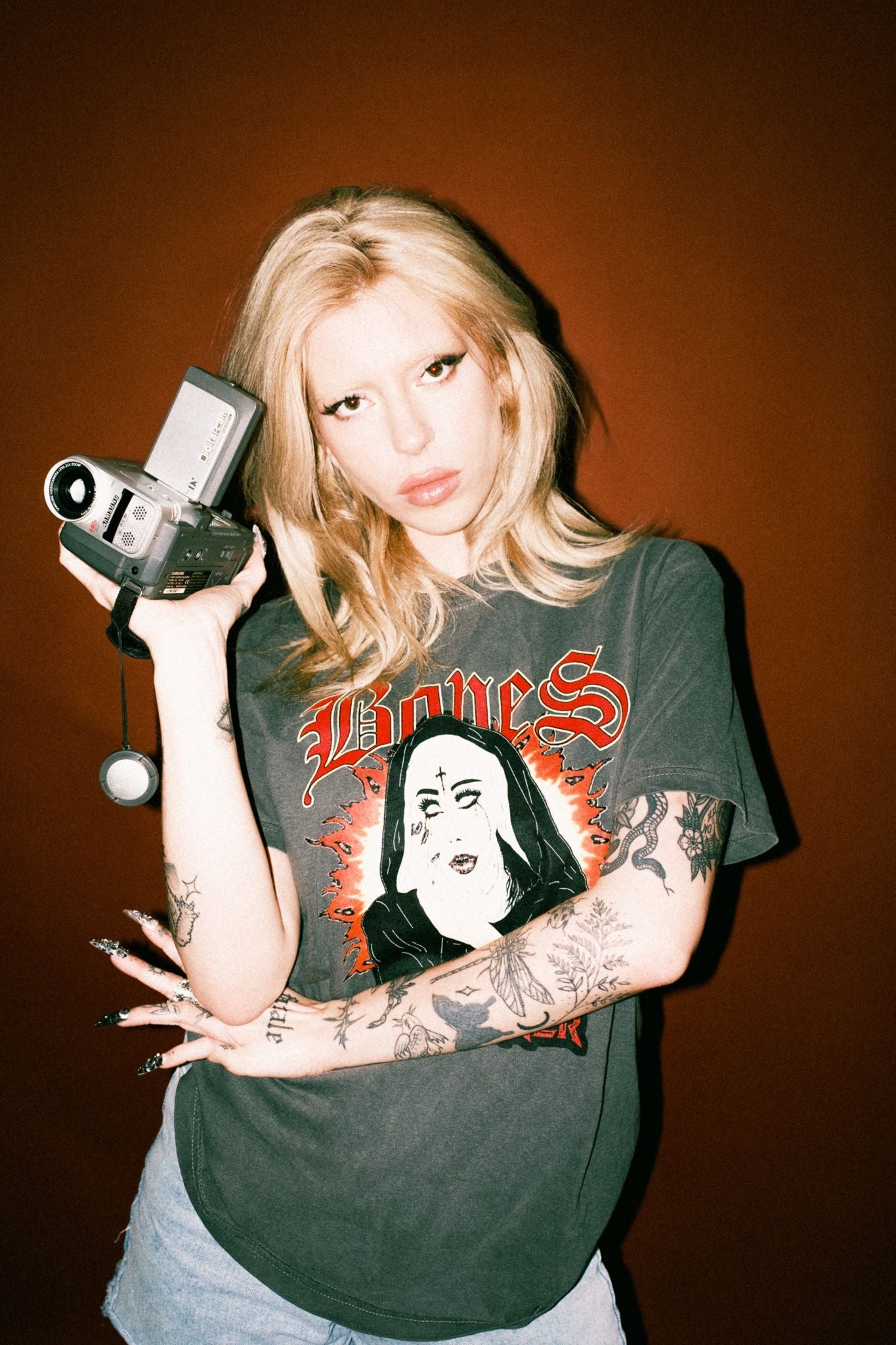 Sinner Tee - Washed Black