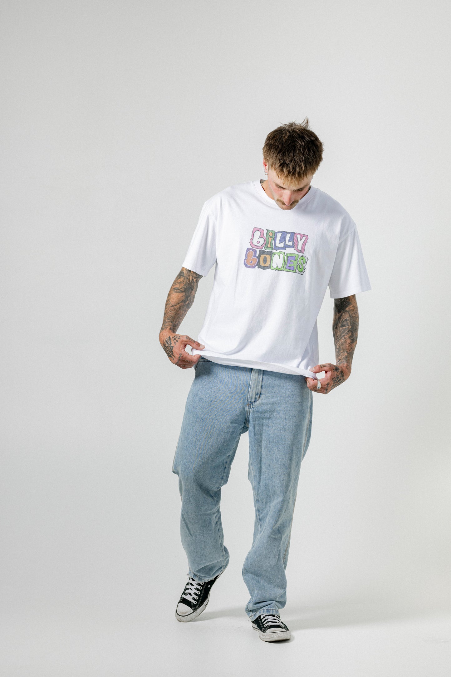 Bones T.V Tee - Vintage White