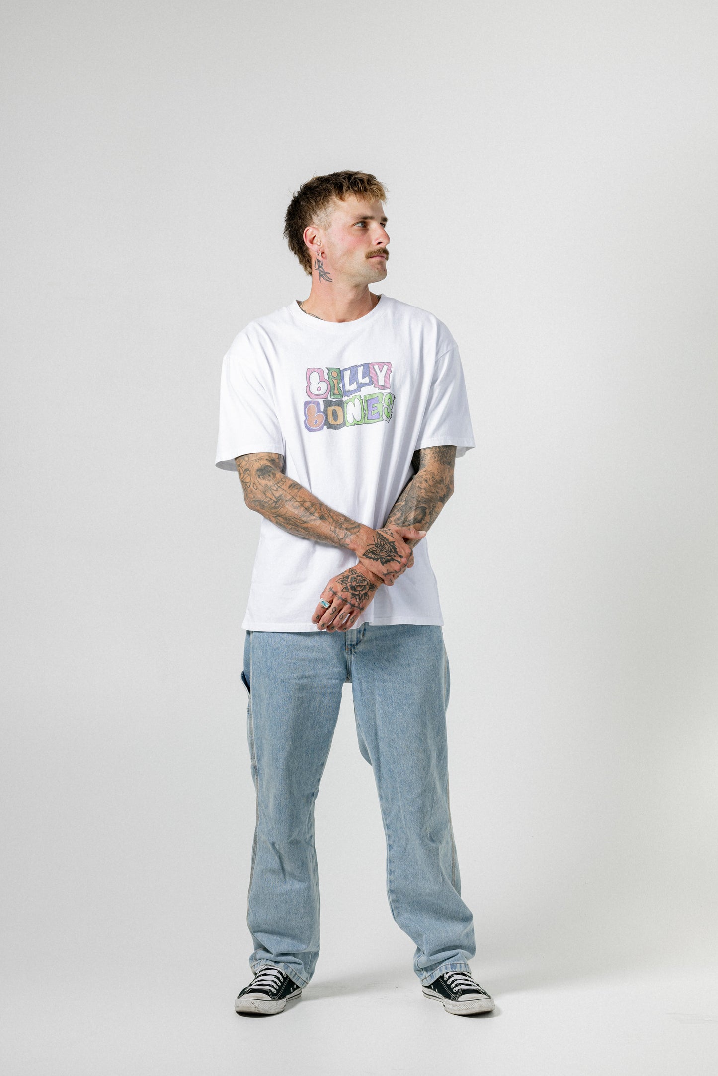 Bones T.V Tee - Vintage White