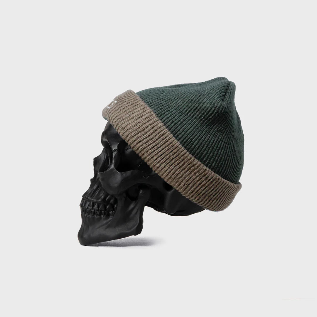 Bones Docker Knit Beanie - Two Tone