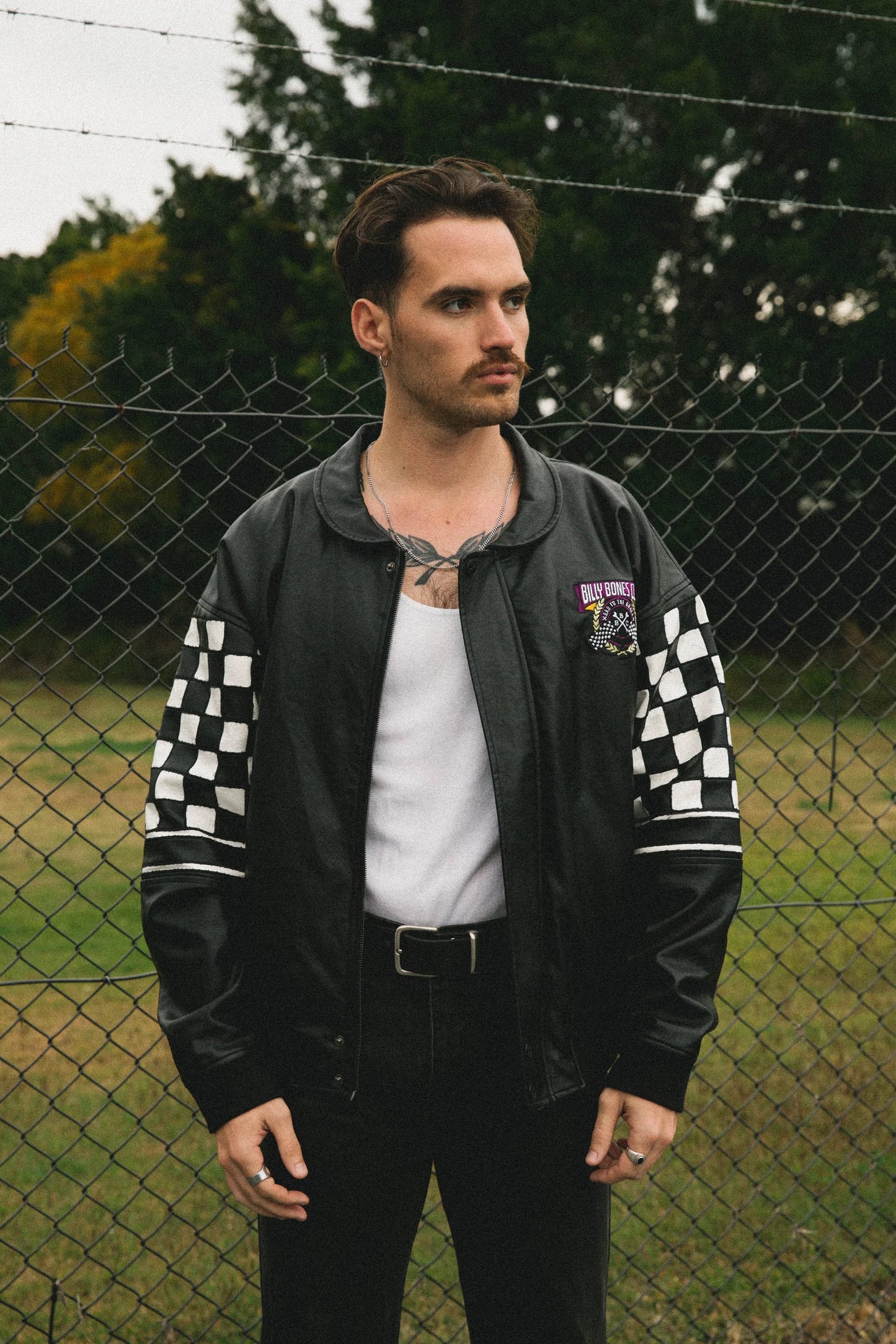 Pitstop Bomber - Leather Jacket
