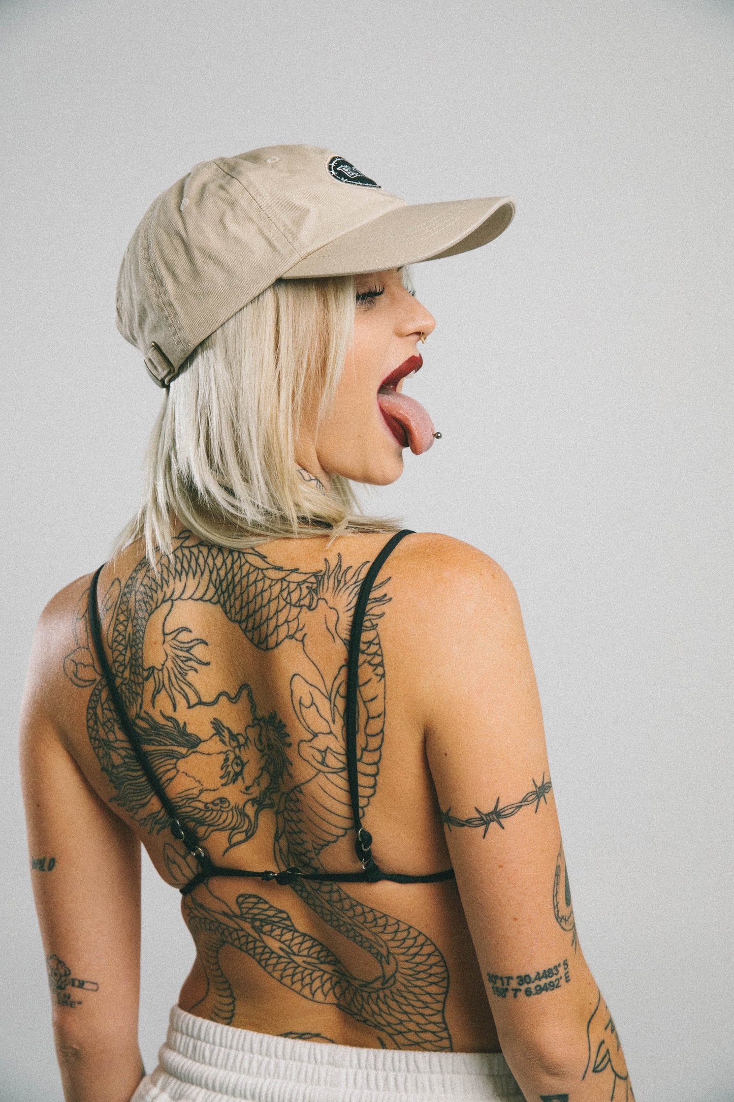 Bones Dad Hat - Cream