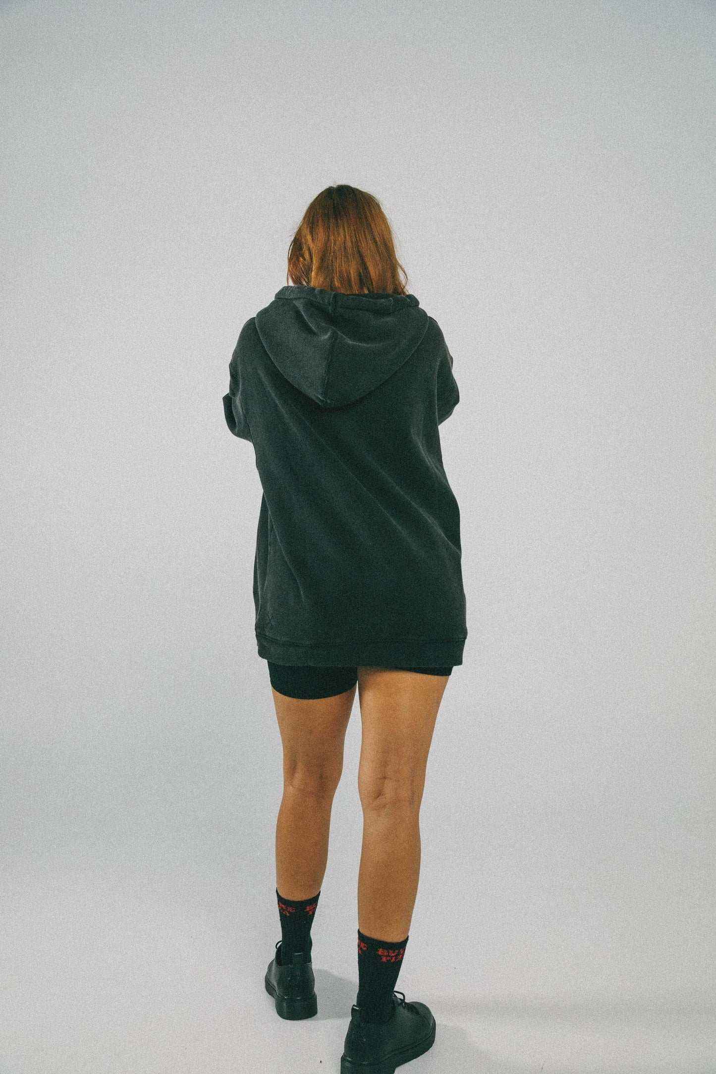 Bones Barb Hoodie - Acid Black