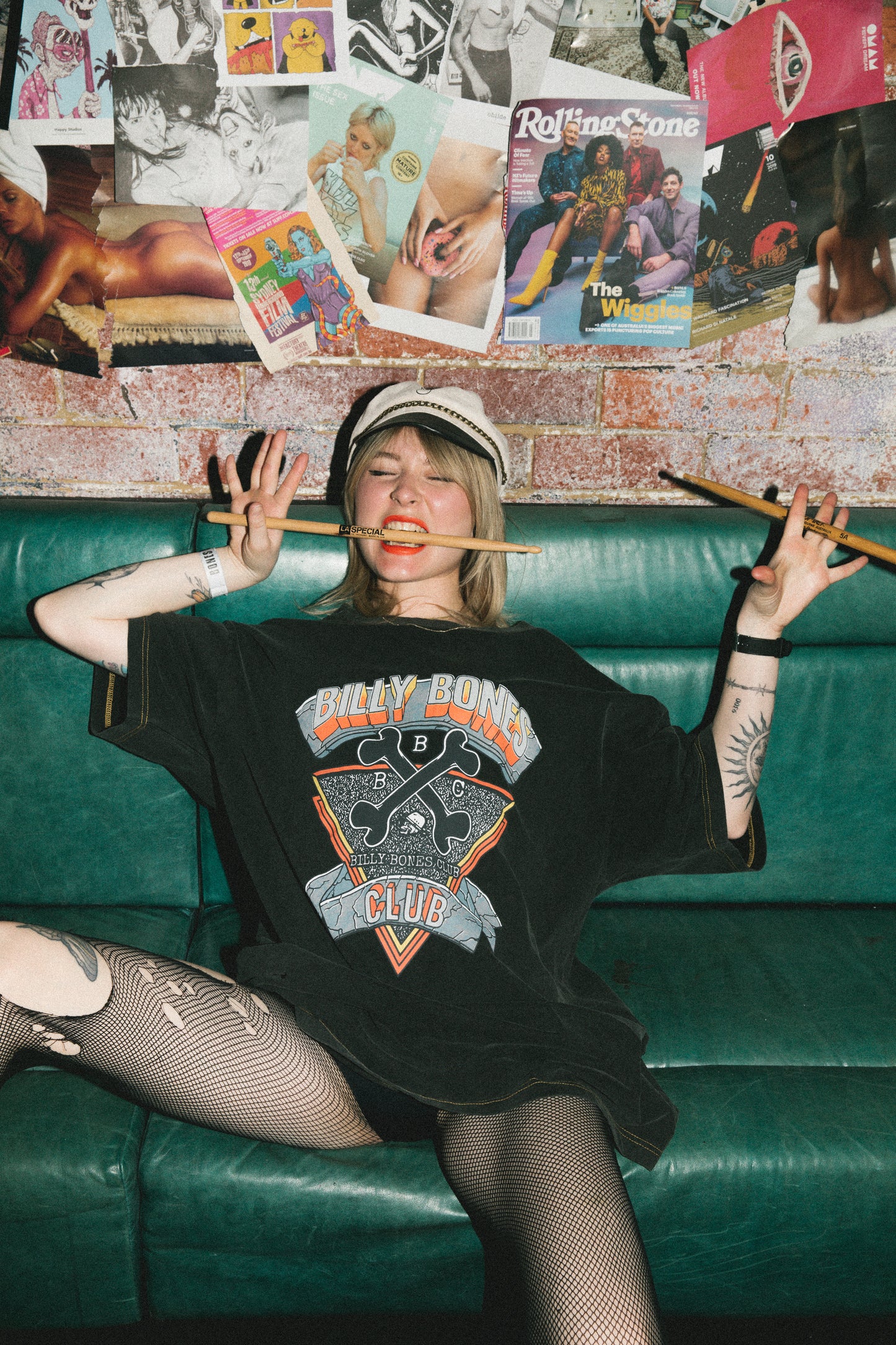 The Bandit - Acid Black Tee
