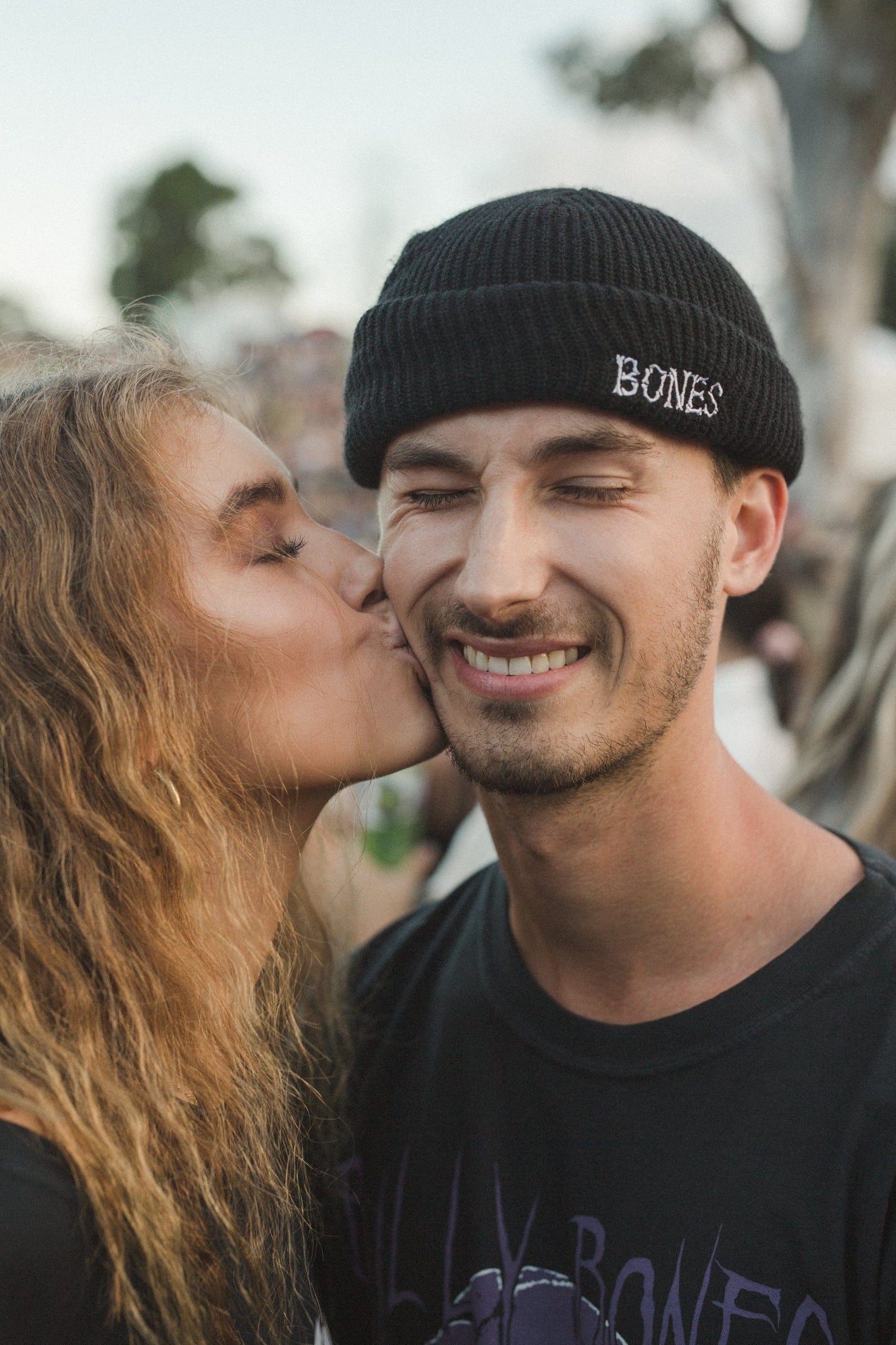 Black Bones - Docker knit Beanie