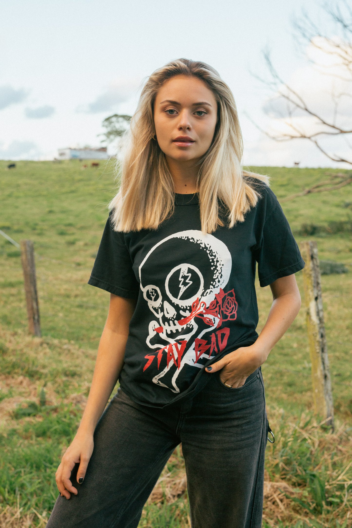 Stay Bad 2.0 Tee - Vintage Black