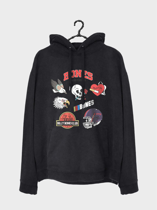 Touchdown Hoodie - Acid Black
