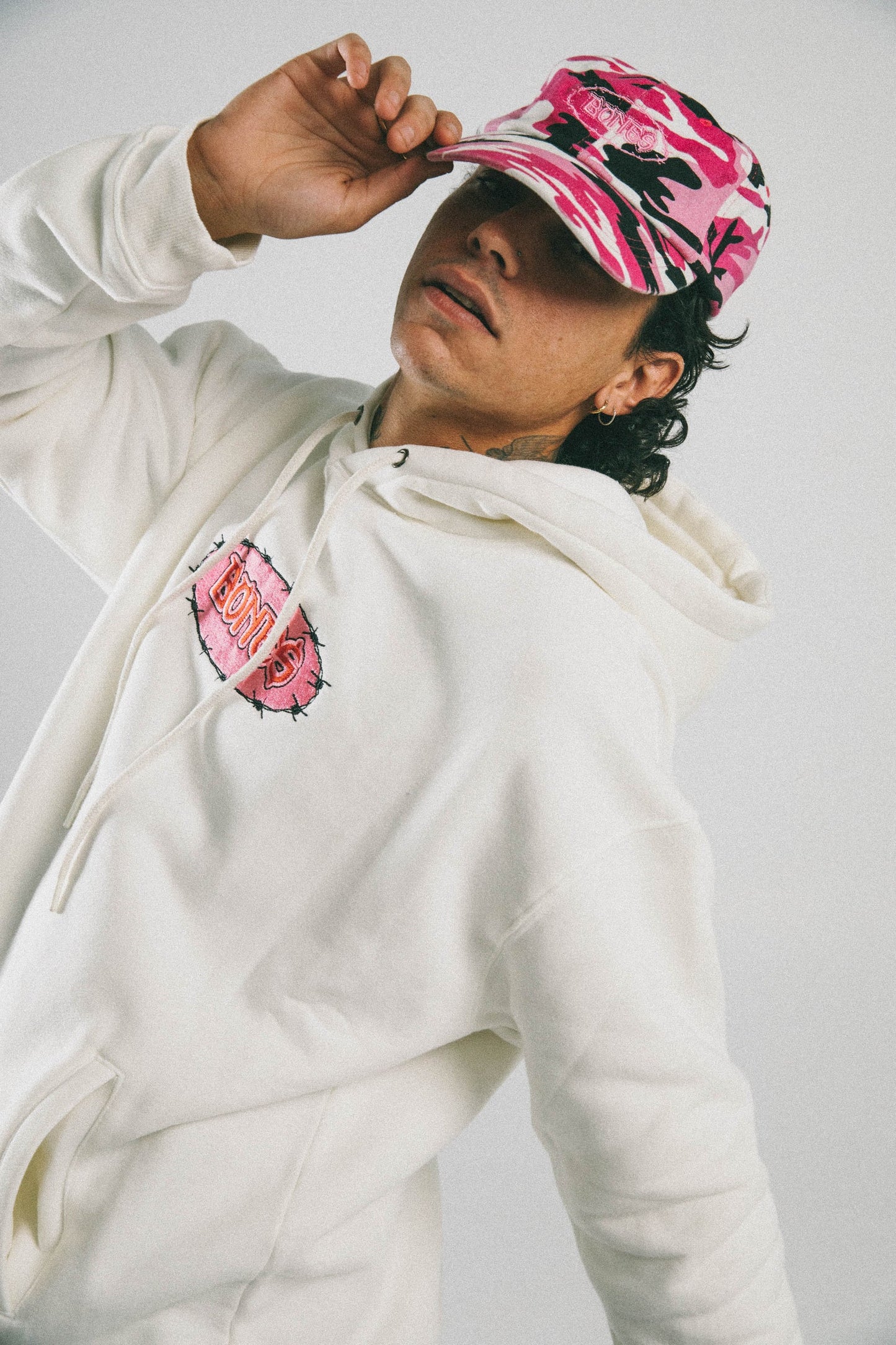 Bones Dad Hat - Pink Camo