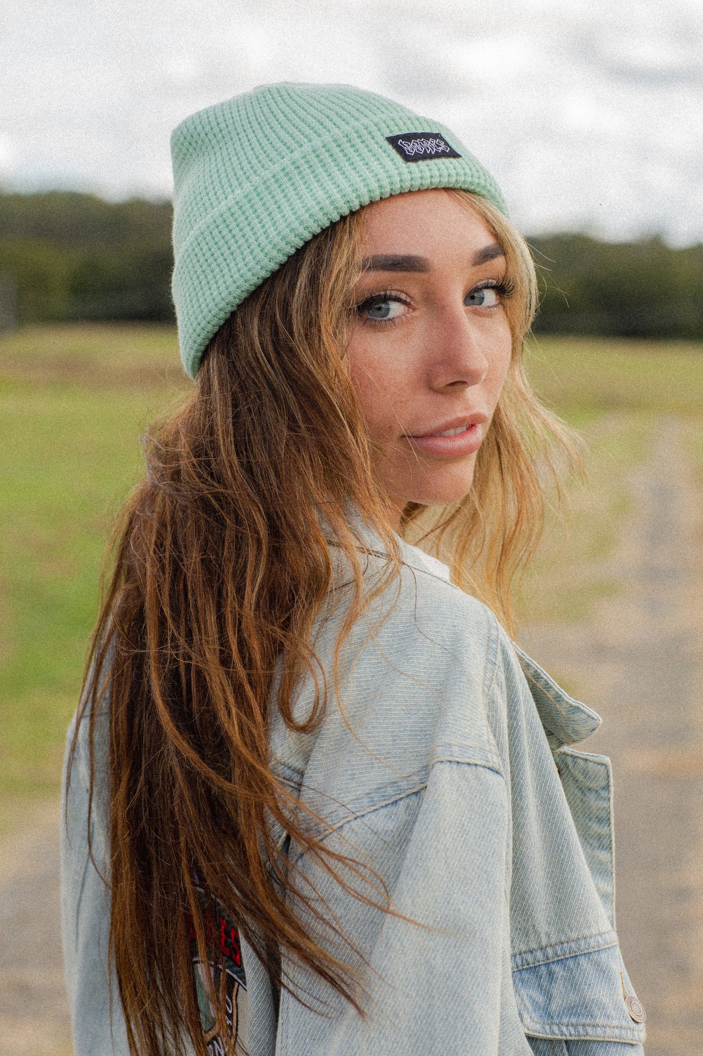 Eucalypt steeze - Waffle Knit Beanie