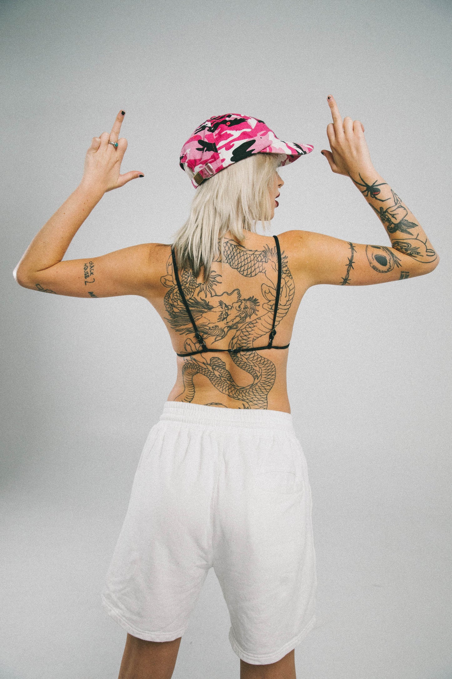 Bones Dad Hat - Pink Camo
