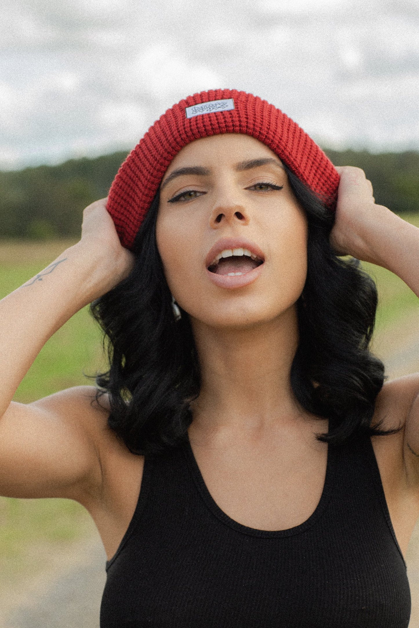 Rusty steeze - Waffle Knit Beanie
