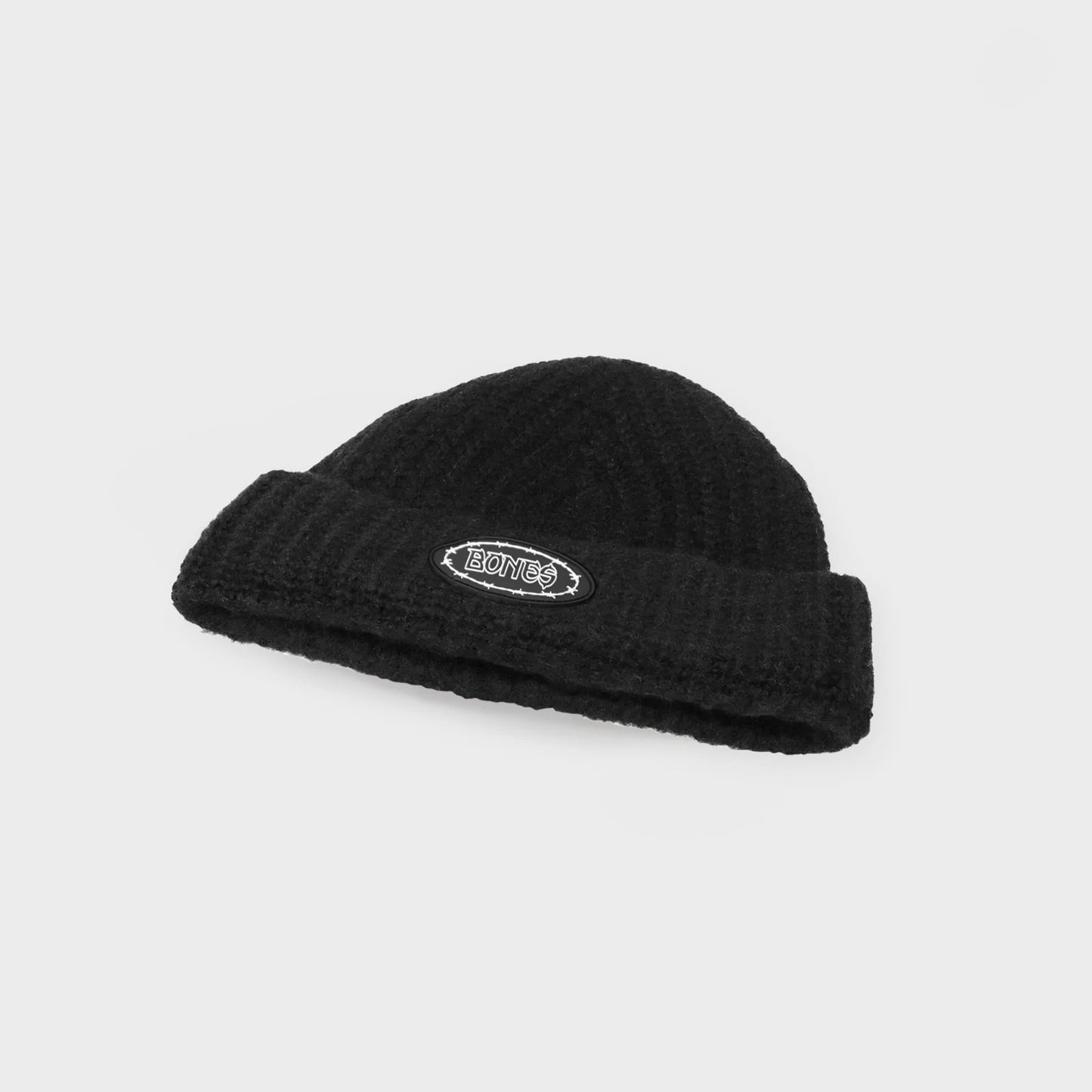 Black Bones Barb - Knit Beanie