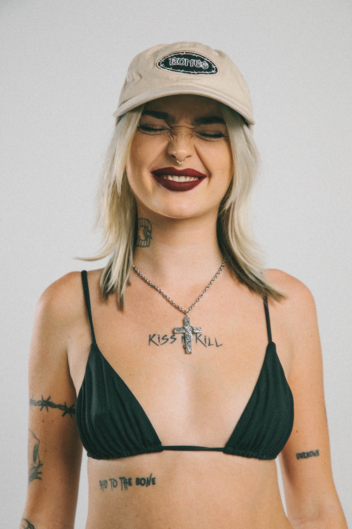 Bones Dad Hat - Cream