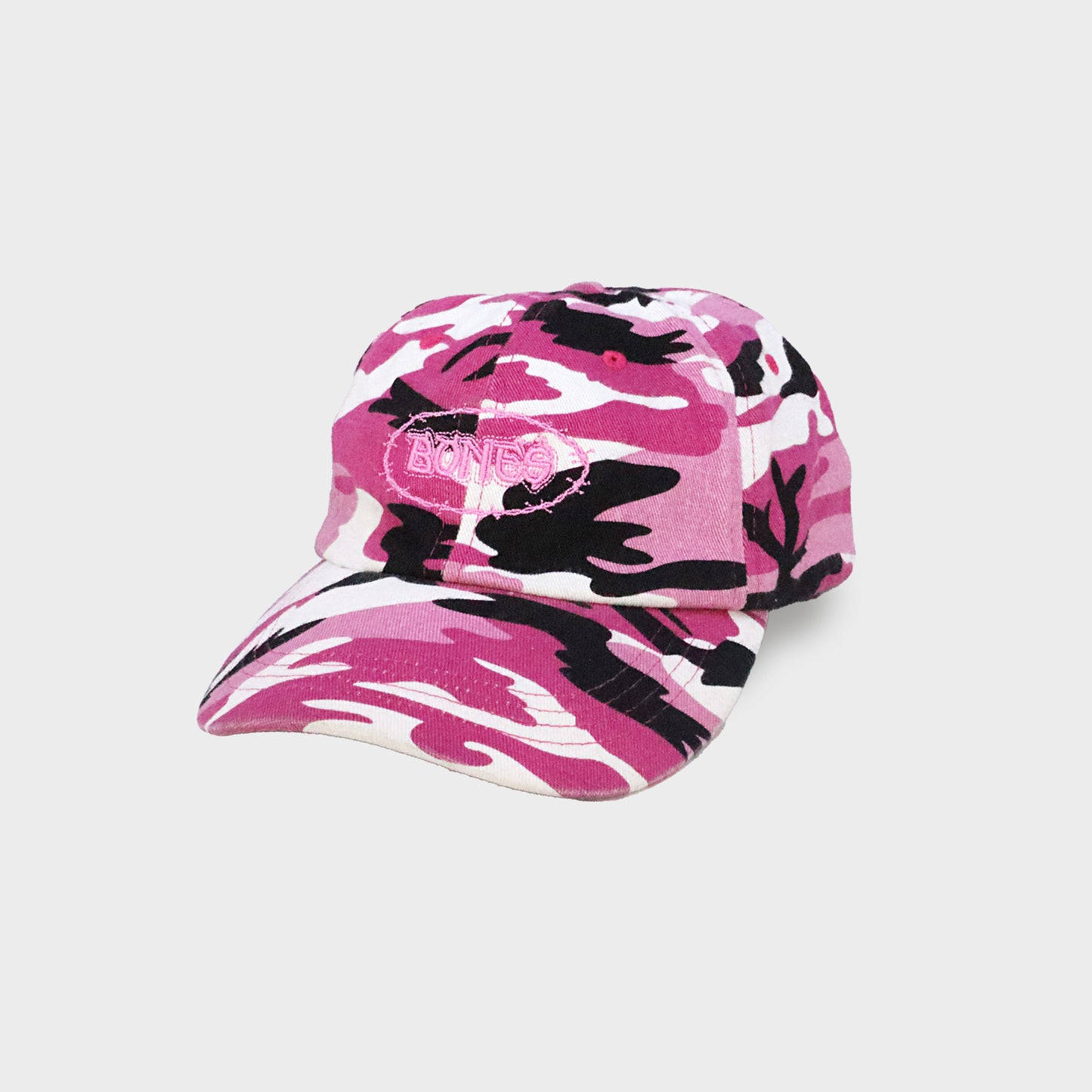 Bones Dad Hat - Pink Camo