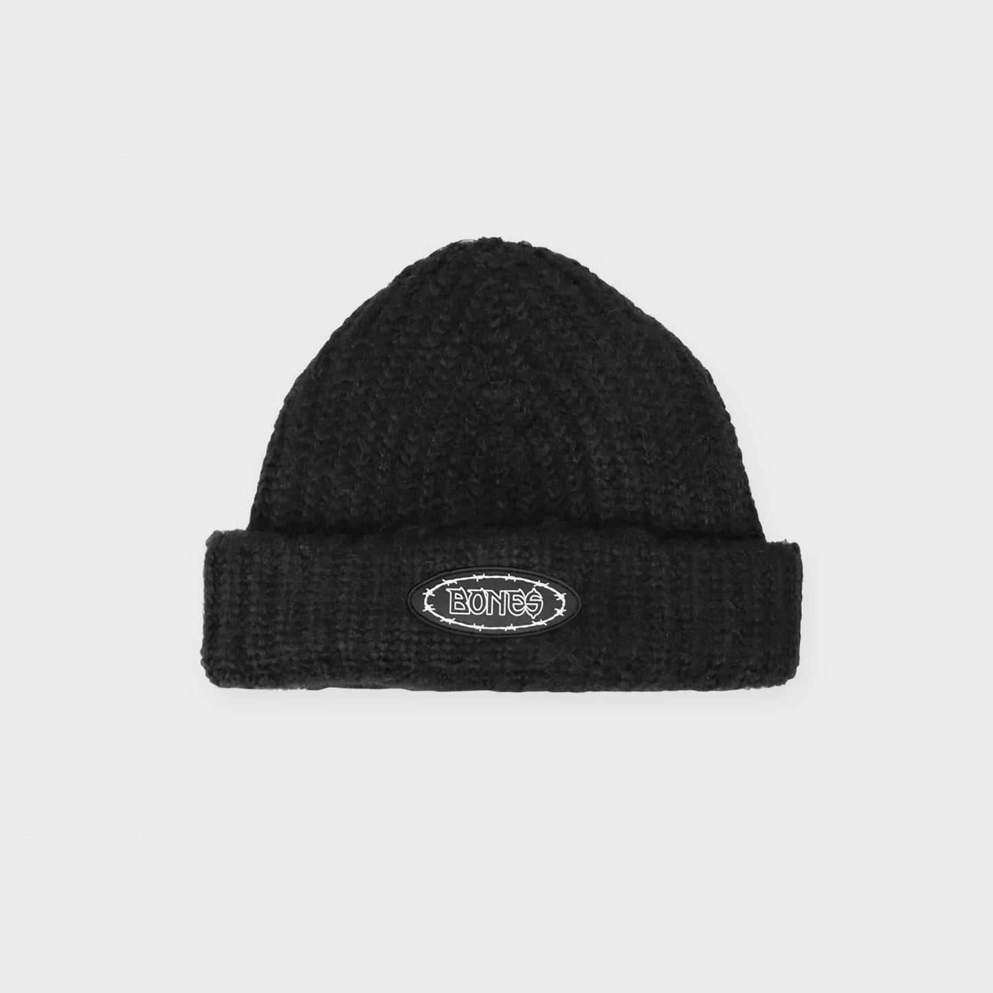 Black Bones Barb - Knit Beanie