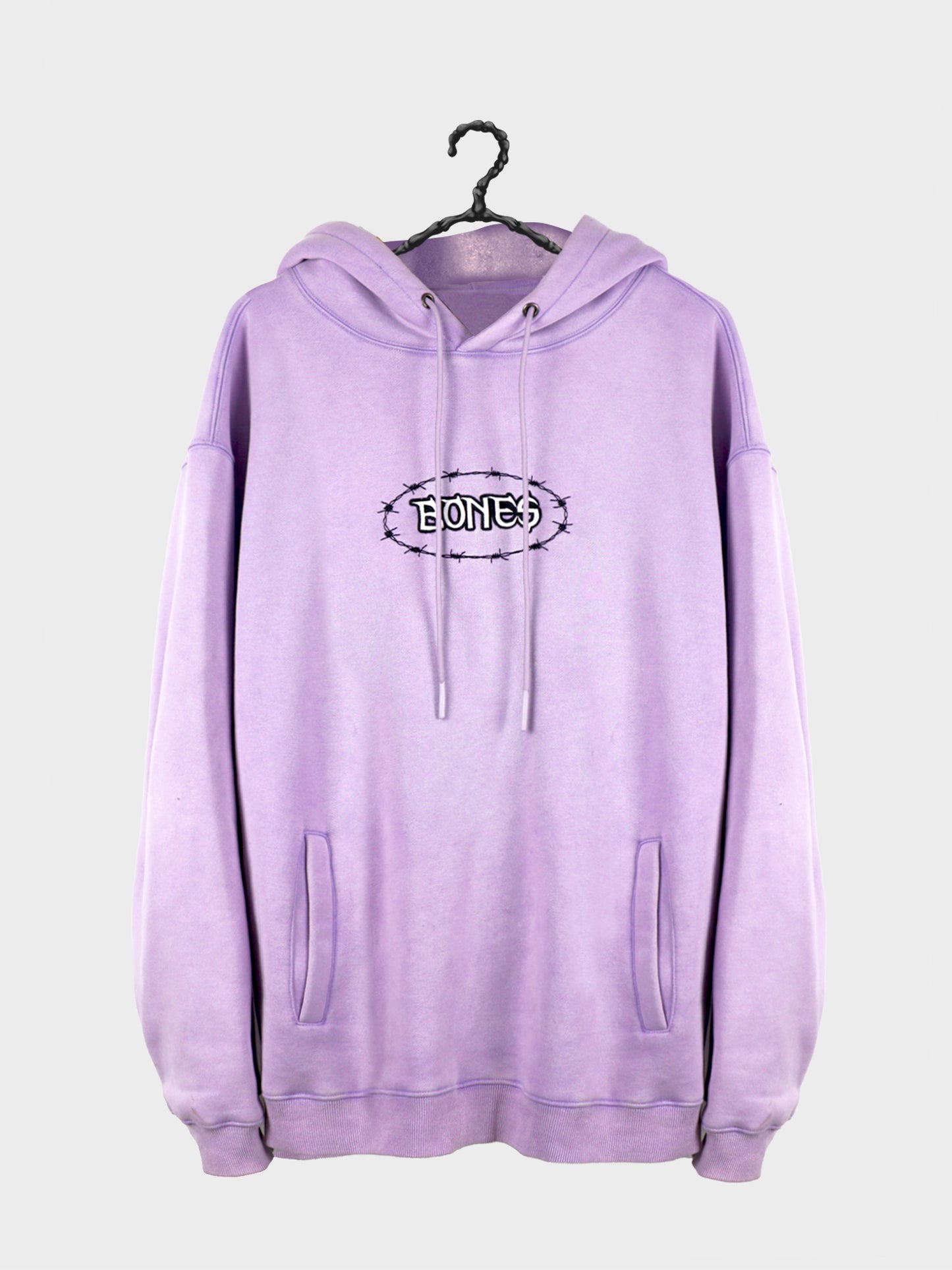 Bones Barb Hoodie - Washed Purple