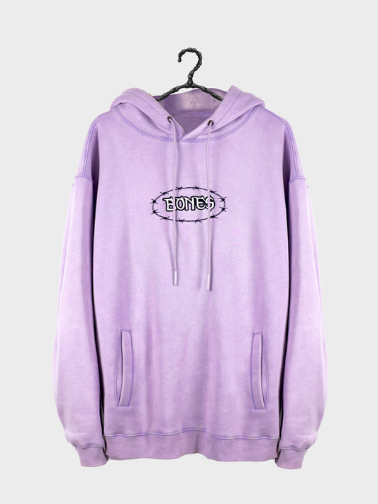 Bones Barb Hoodie - Washed Purple
