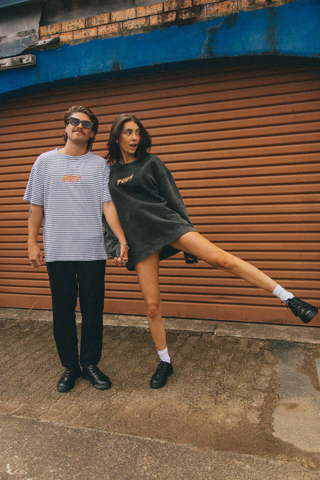 ClubFlame Tee - Stripe