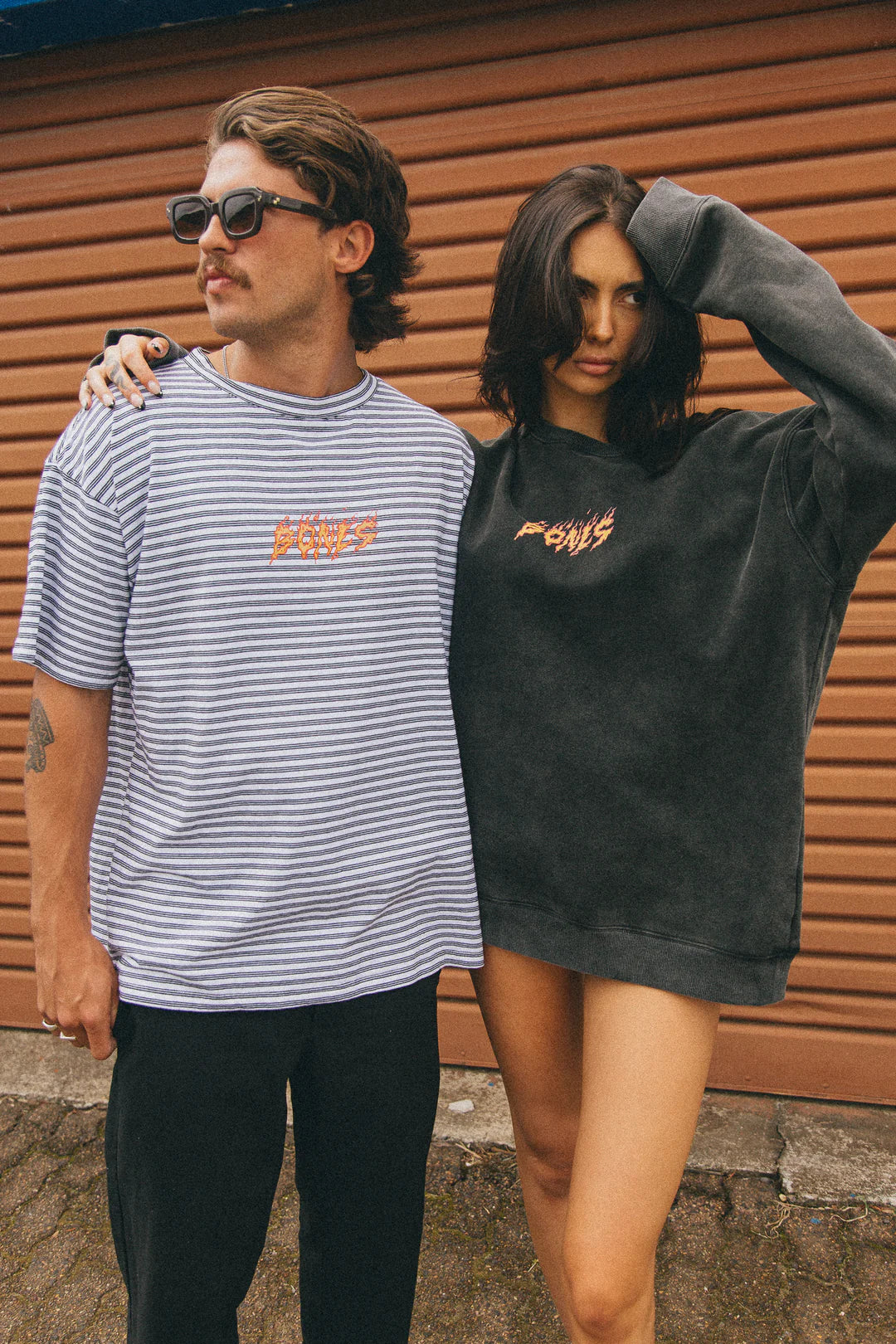 ClubFlame Tee - Stripe