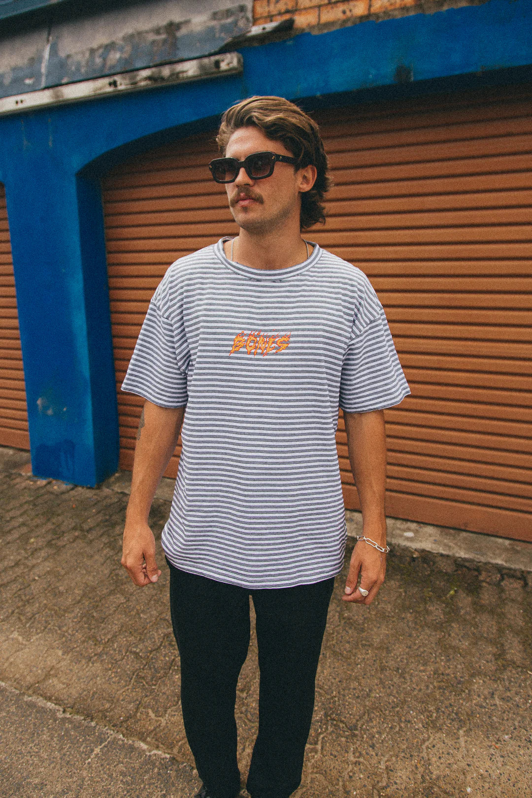 ClubFlame Tee - Stripe