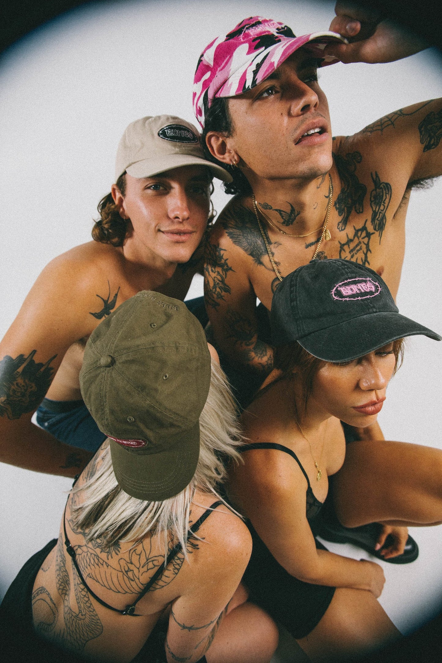 Bones Dad Hat - Pink Camo