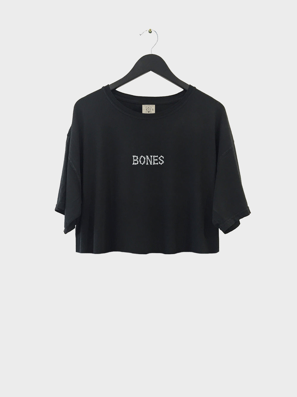 Bones Club Crop - Black