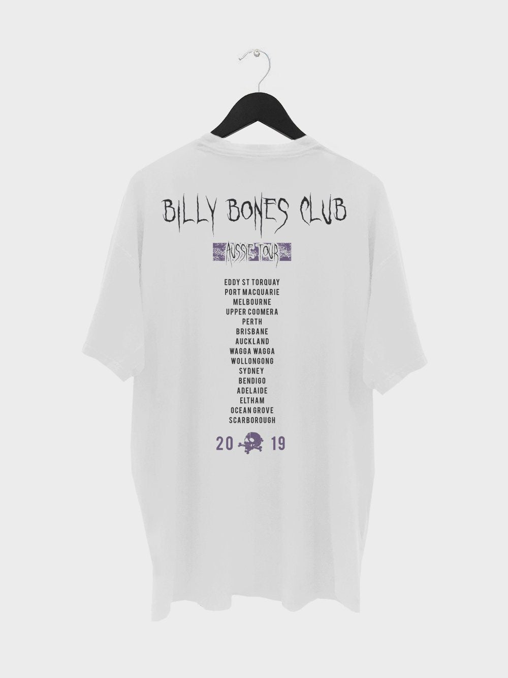 PurPle Rain Tee - White