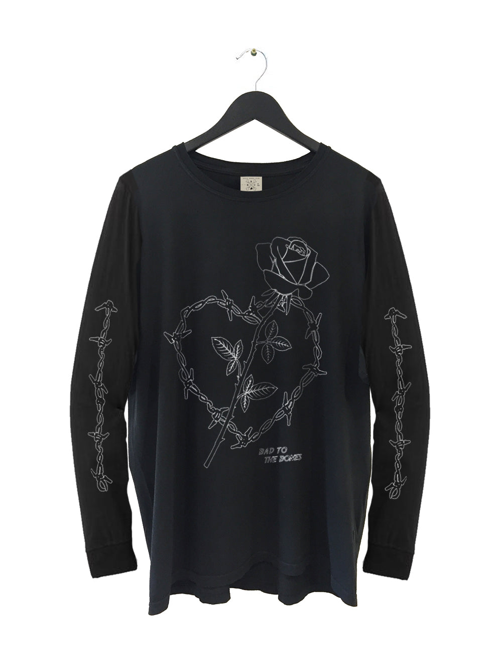 Wire Heart LS TEE - Black