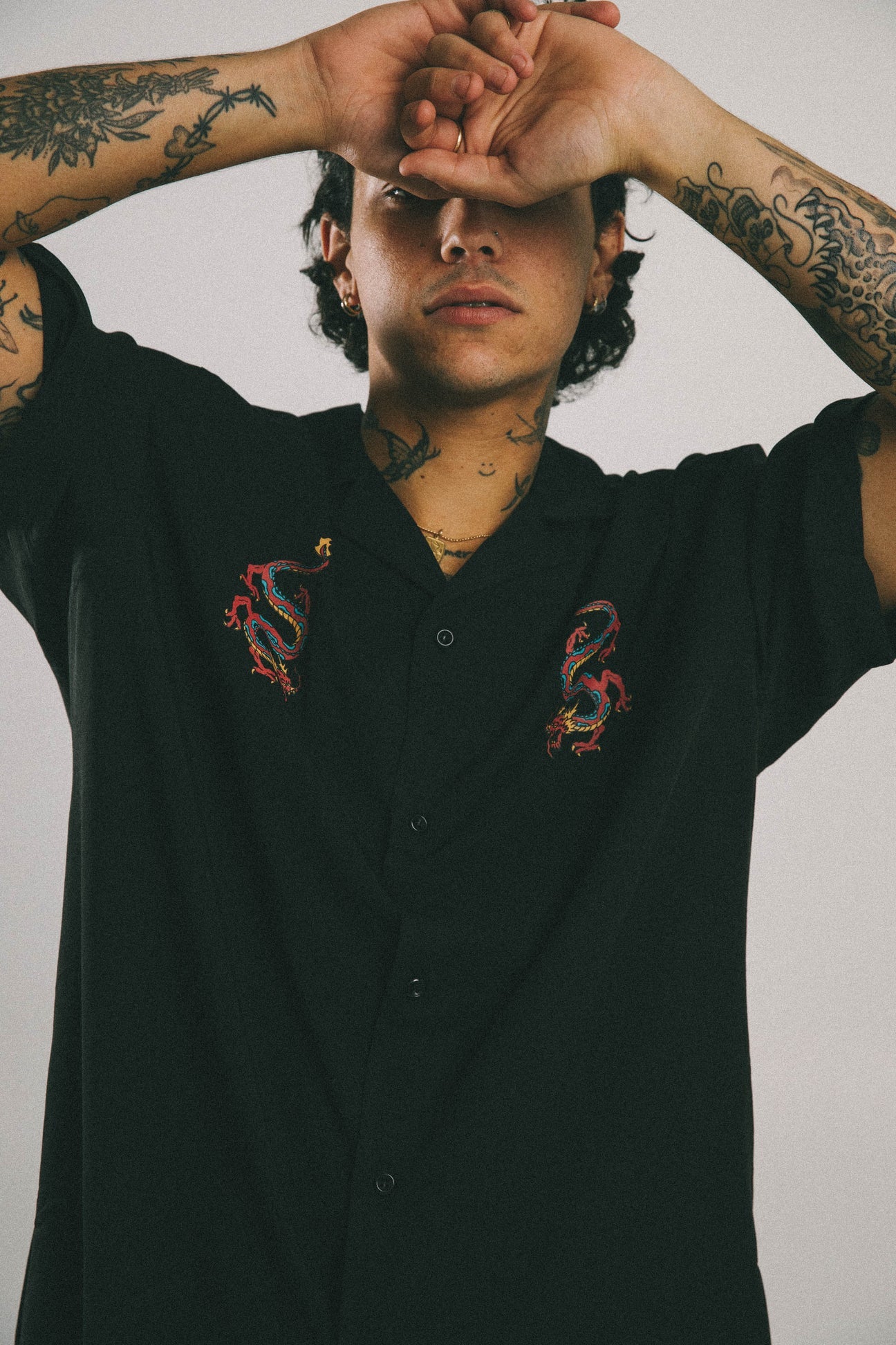 Dragon Bowlo Shirt - Black