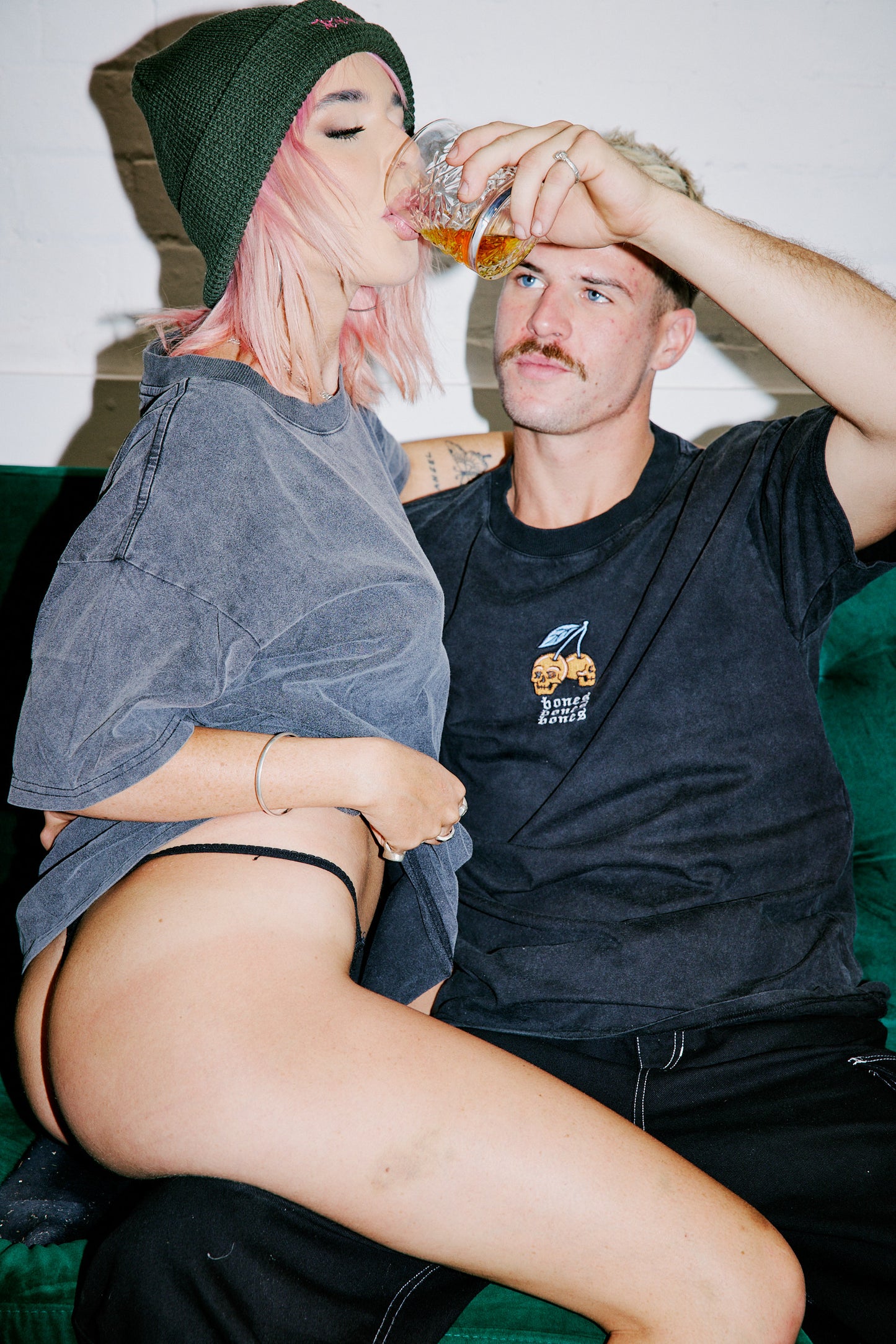 Cherry Bomb Tee - Vintage Black