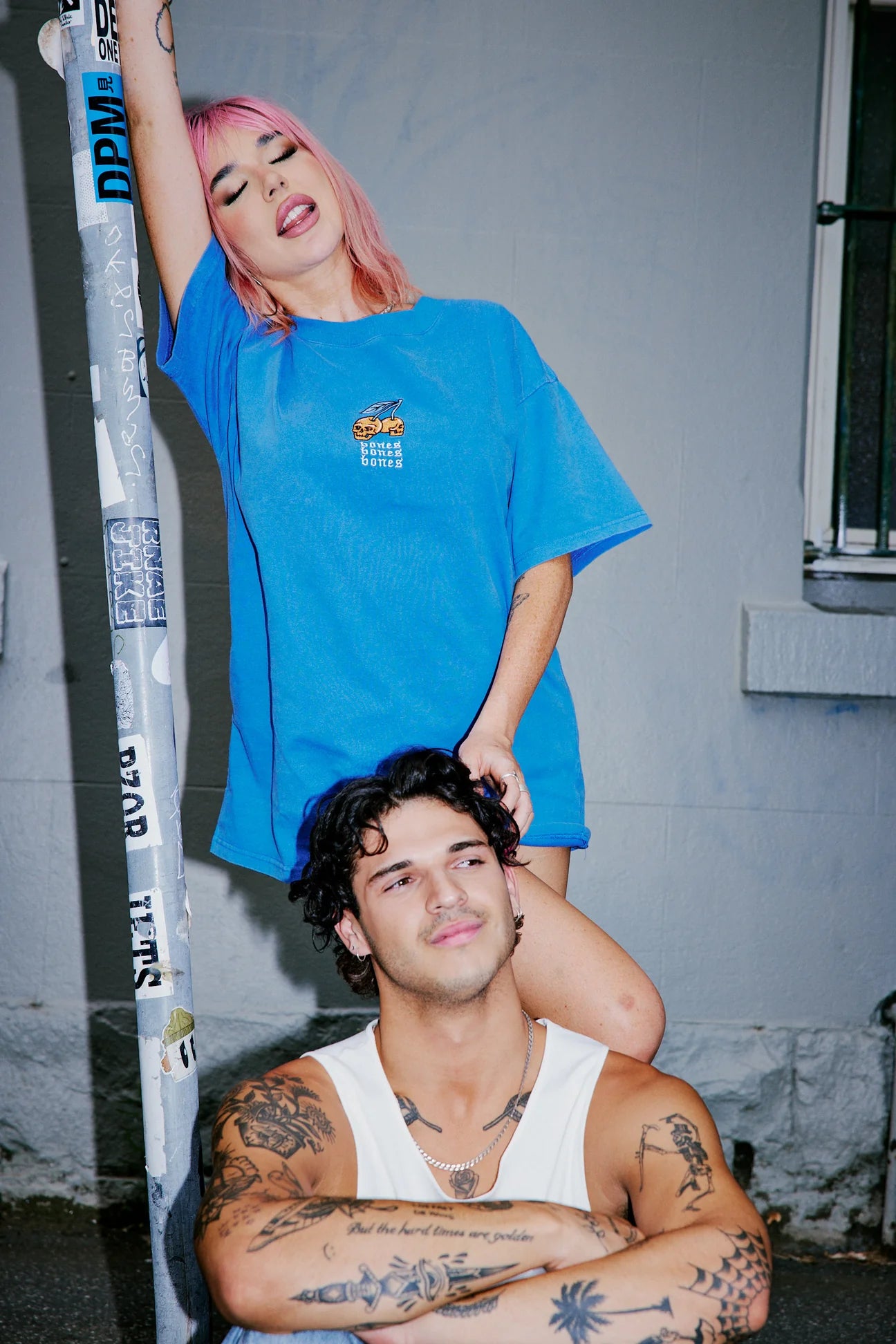 Cherry Bomb Tee - Royal Blue