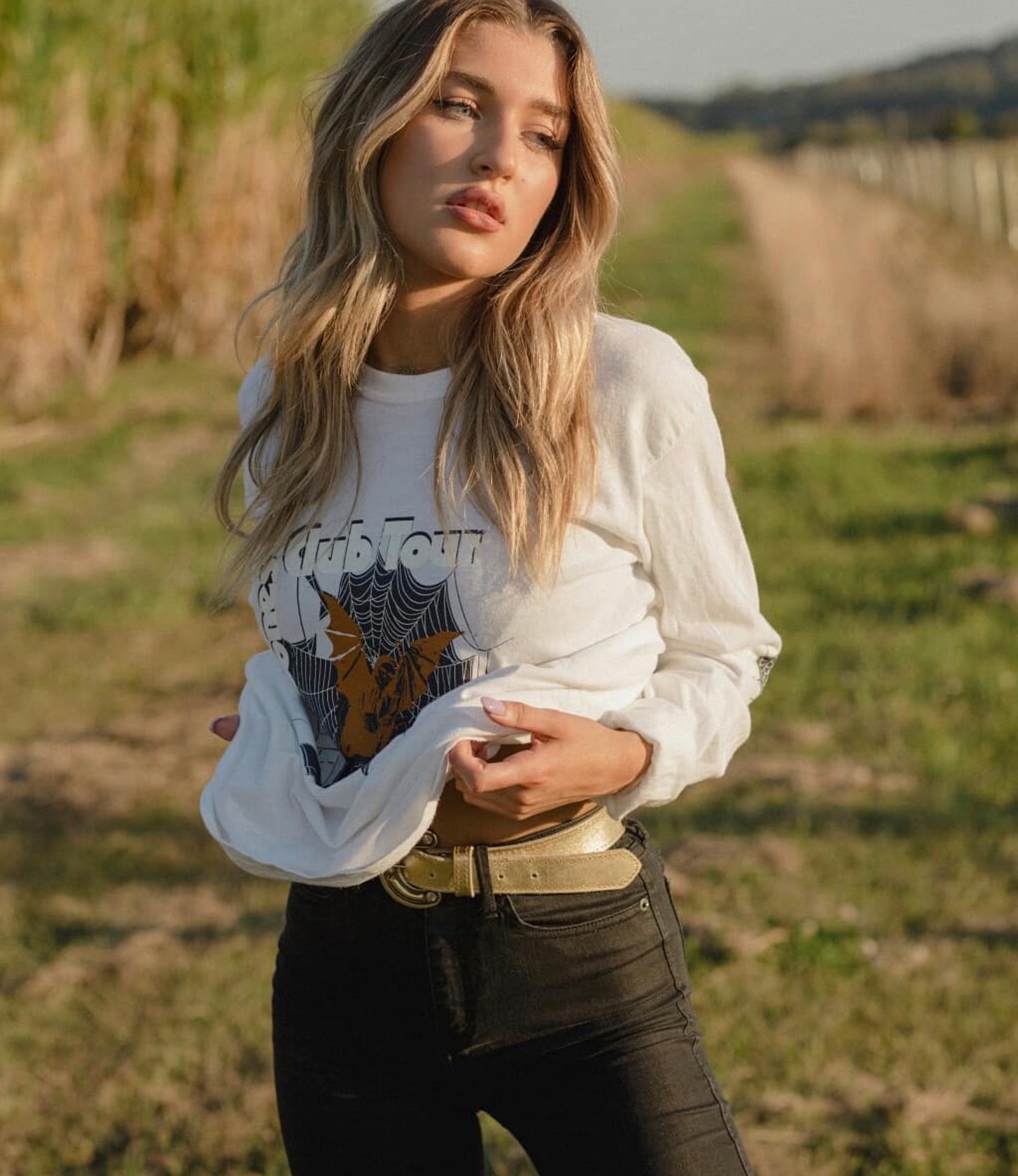 Spider LS Tee - White