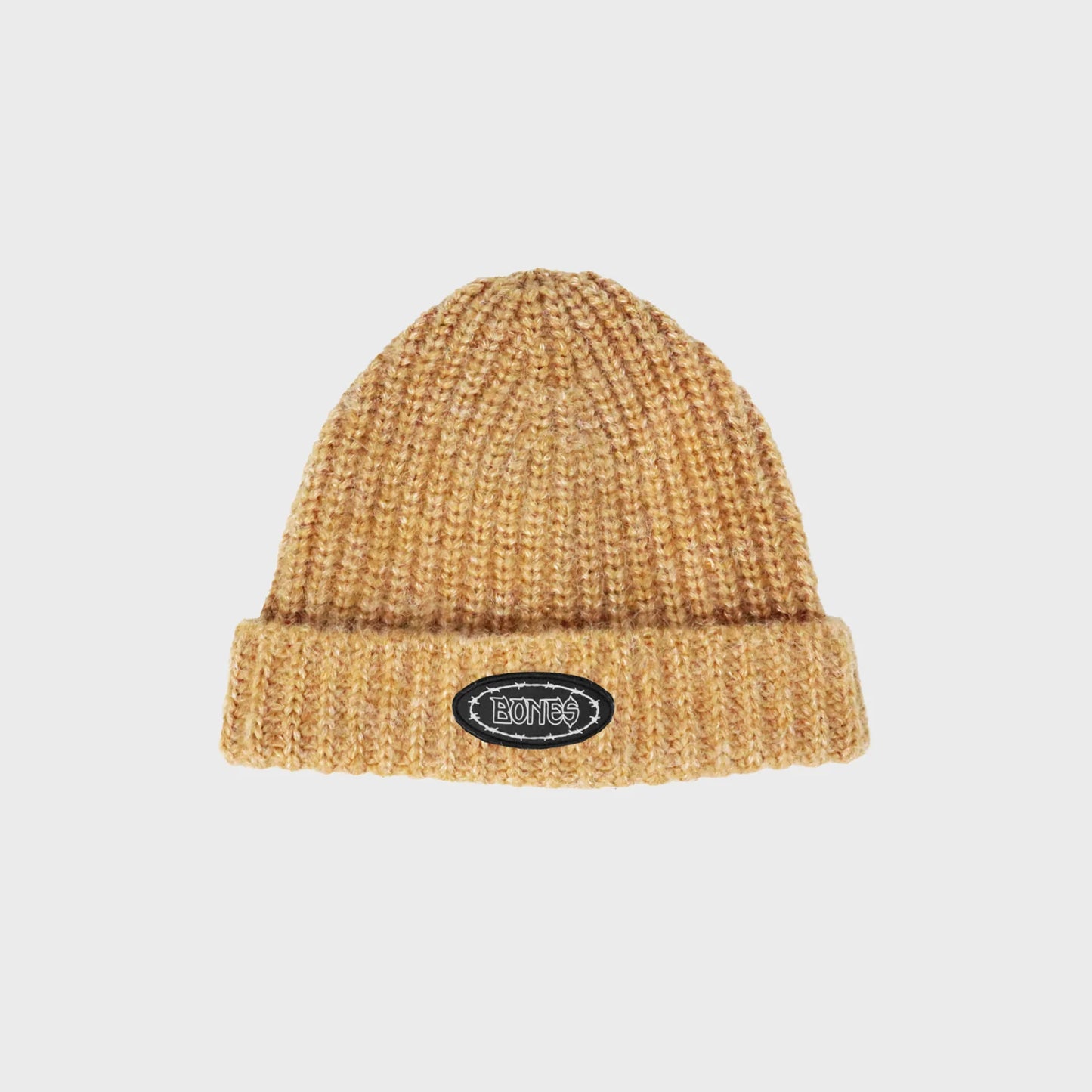 Mustard Bones Barb - Knit Beanie