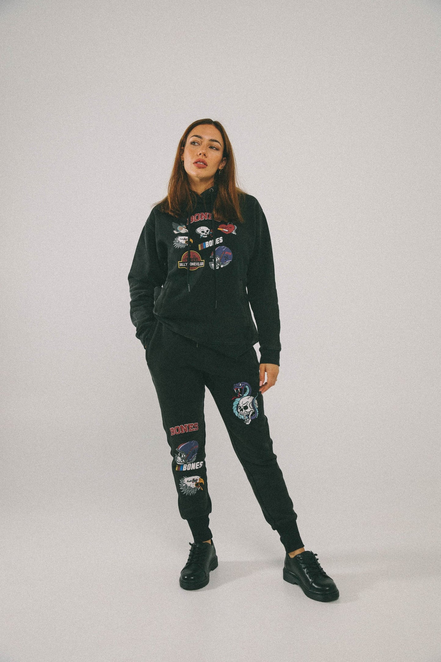 Touchdown Hoodie - Acid Black