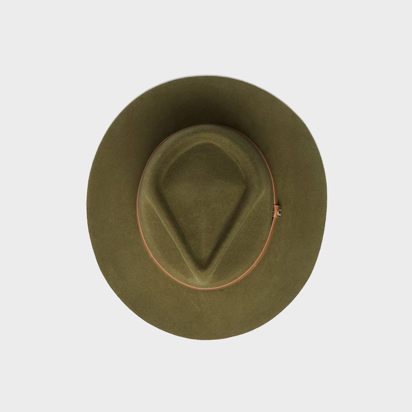 Greened Out - Wide Brim Fedora