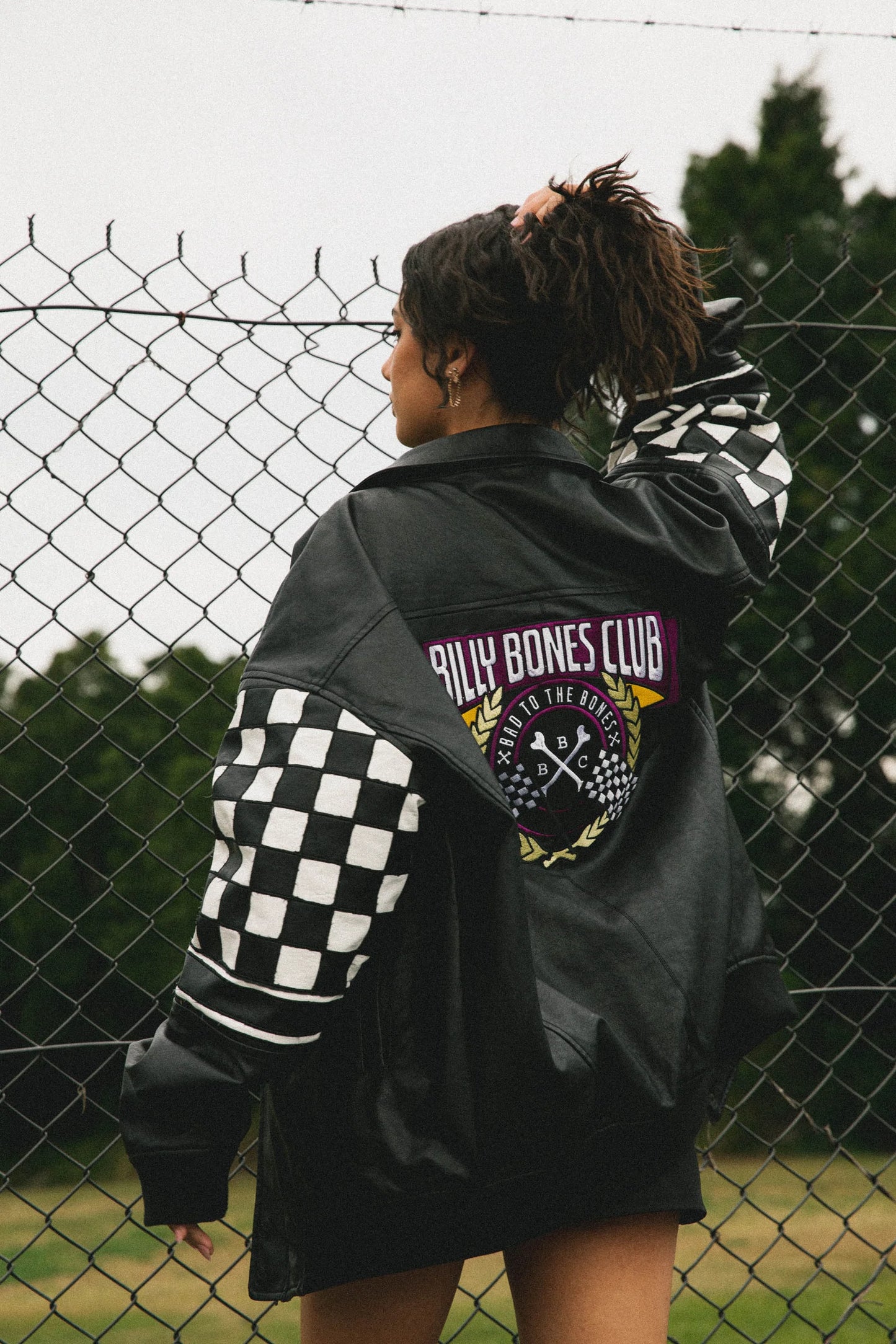 Pitstop Bomber - Leather Jacket