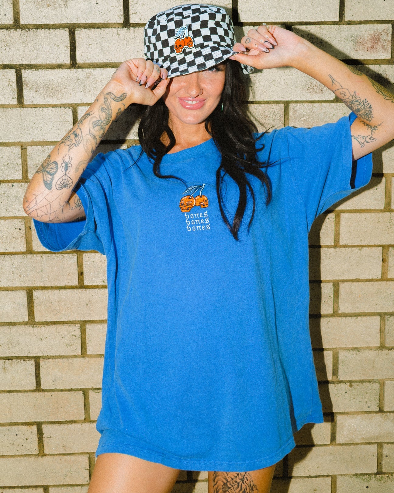 Cherry Bomb Tee - Royal Blue