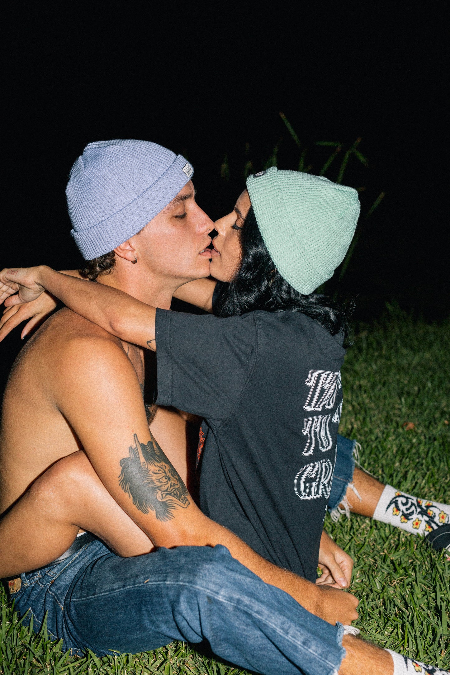 Eucalypt steeze - Waffle Knit Beanie