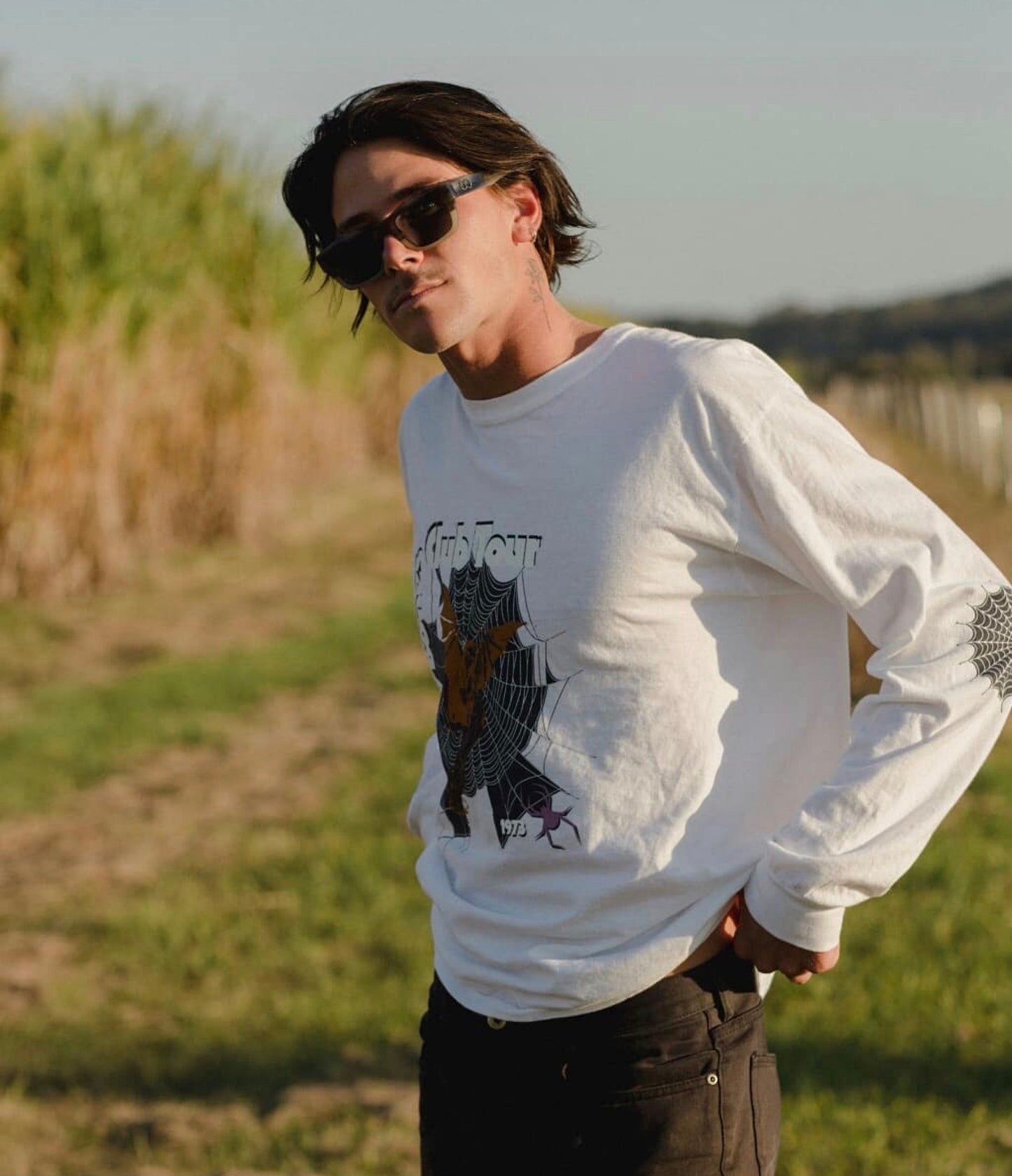 Spider LS Tee - White