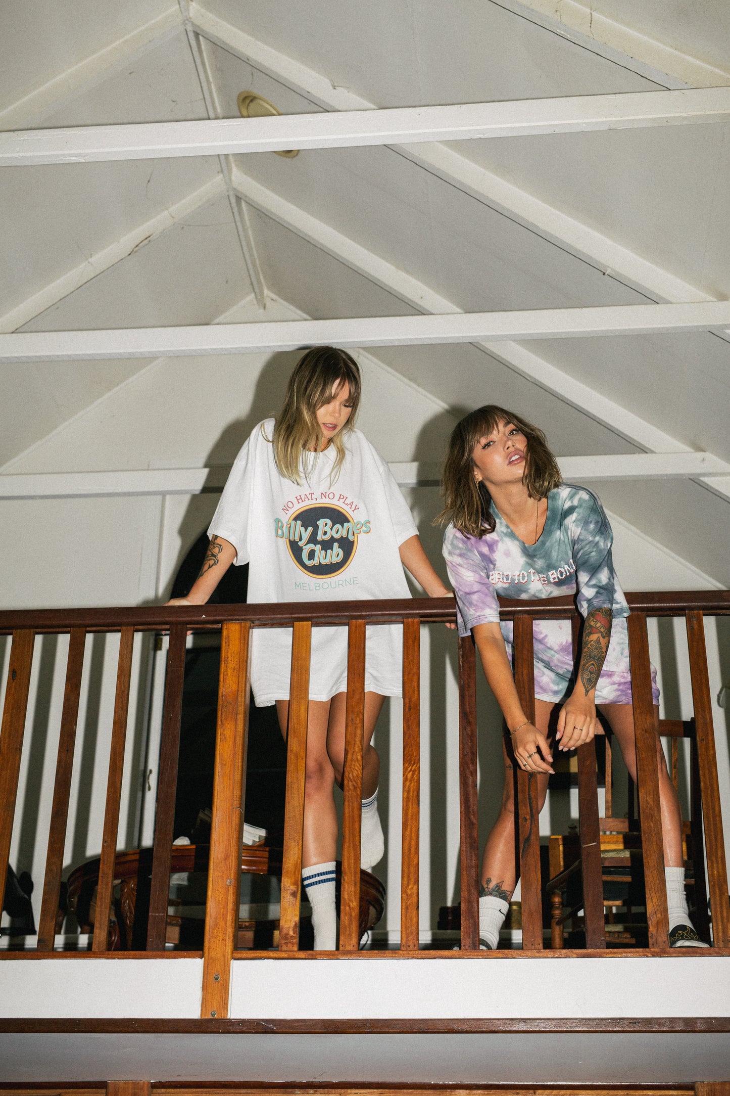 BAD TO THE BONES Tee - Dye Tie