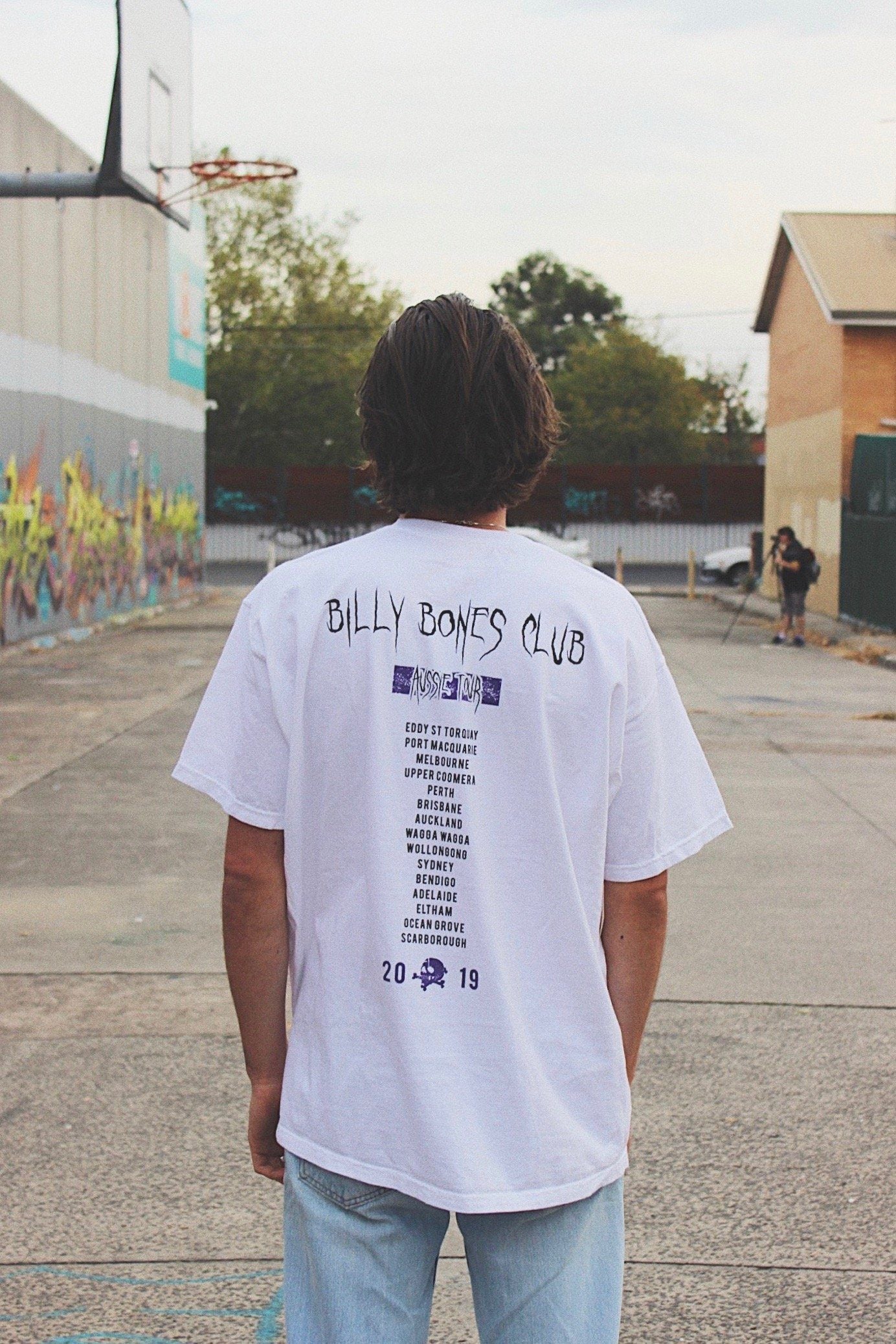PurPle Rain Tee - White