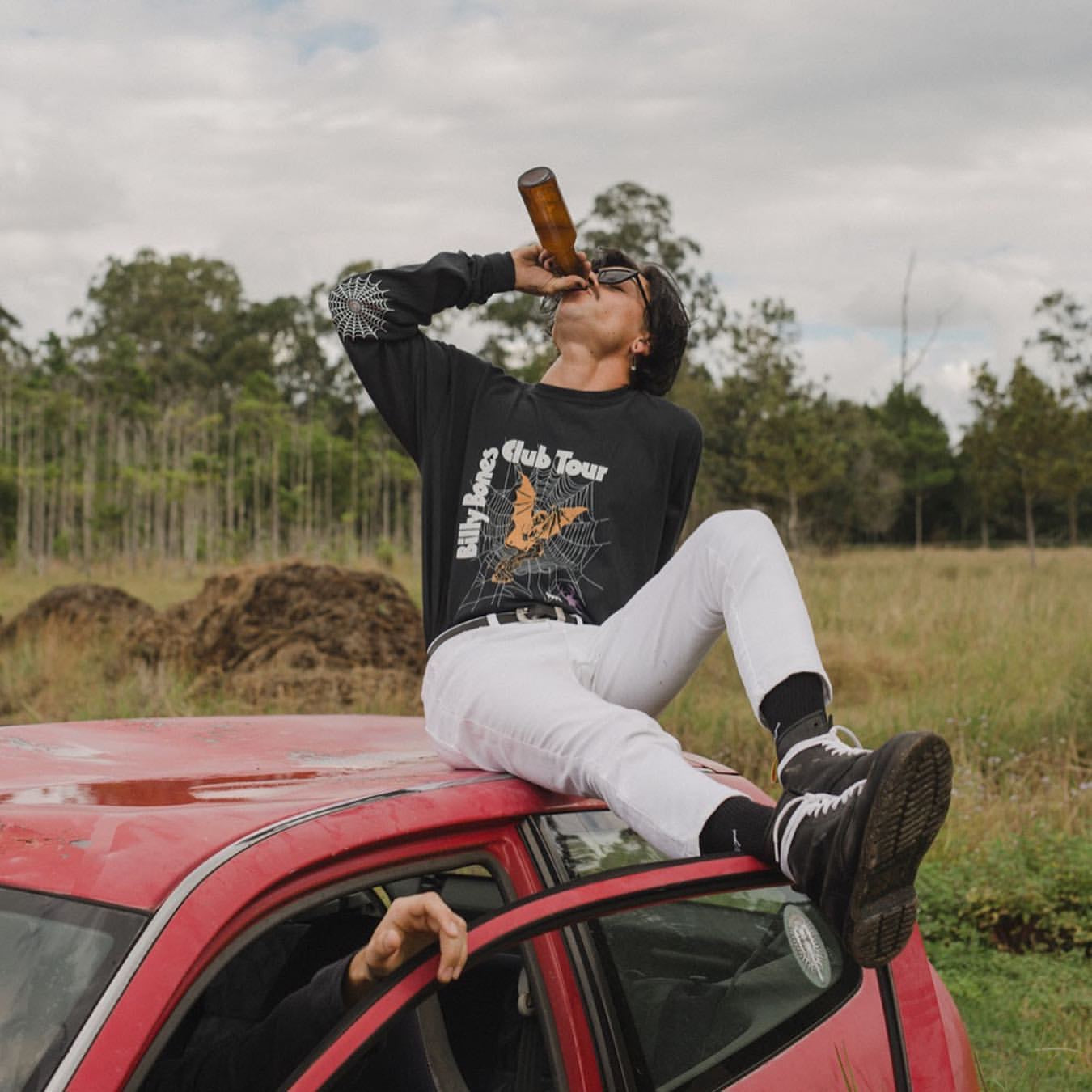 Spider LS Tee - Black