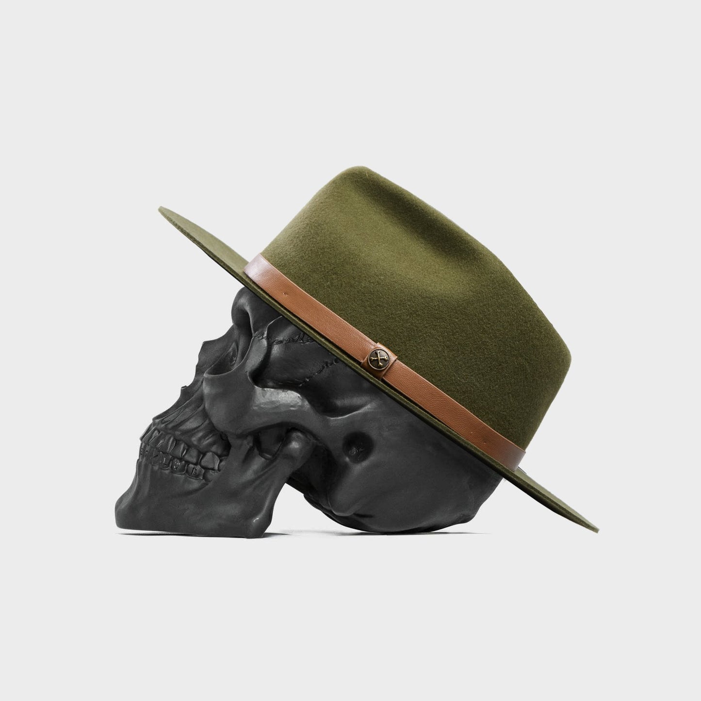 Greened Out - Wide Brim Fedora