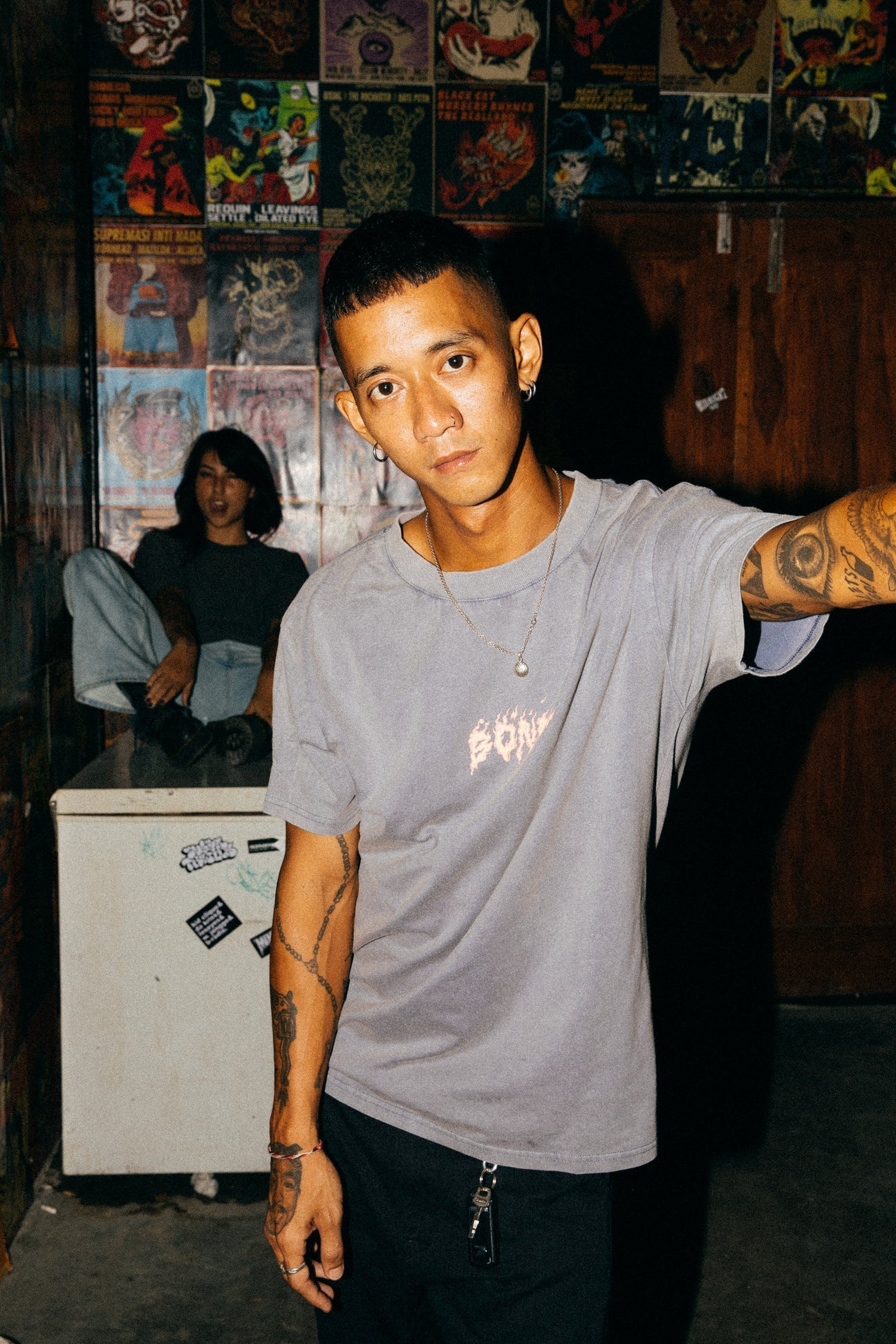 ClubFlame Tee - Petrol Blue