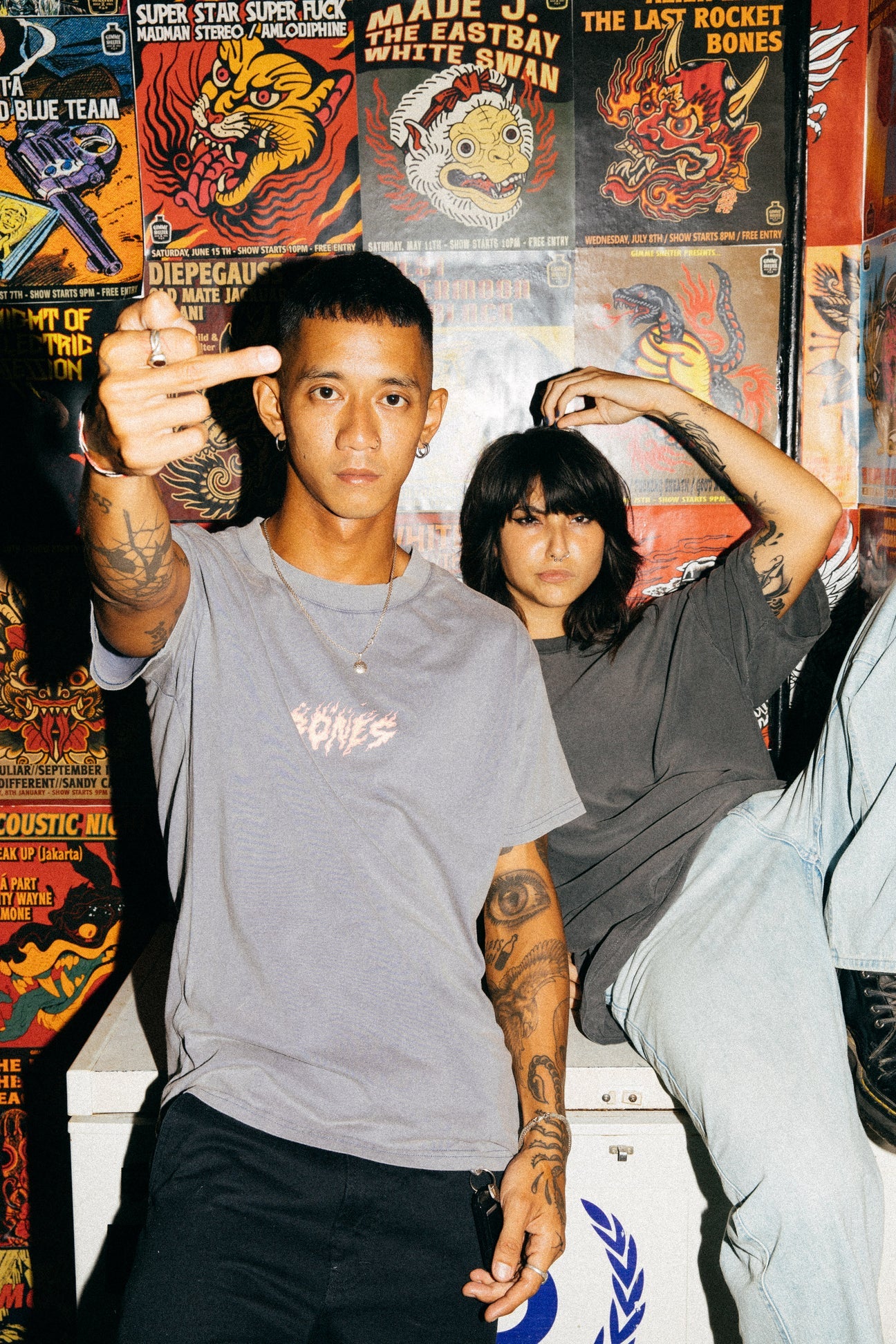 ClubFlame Tee - Petrol Blue
