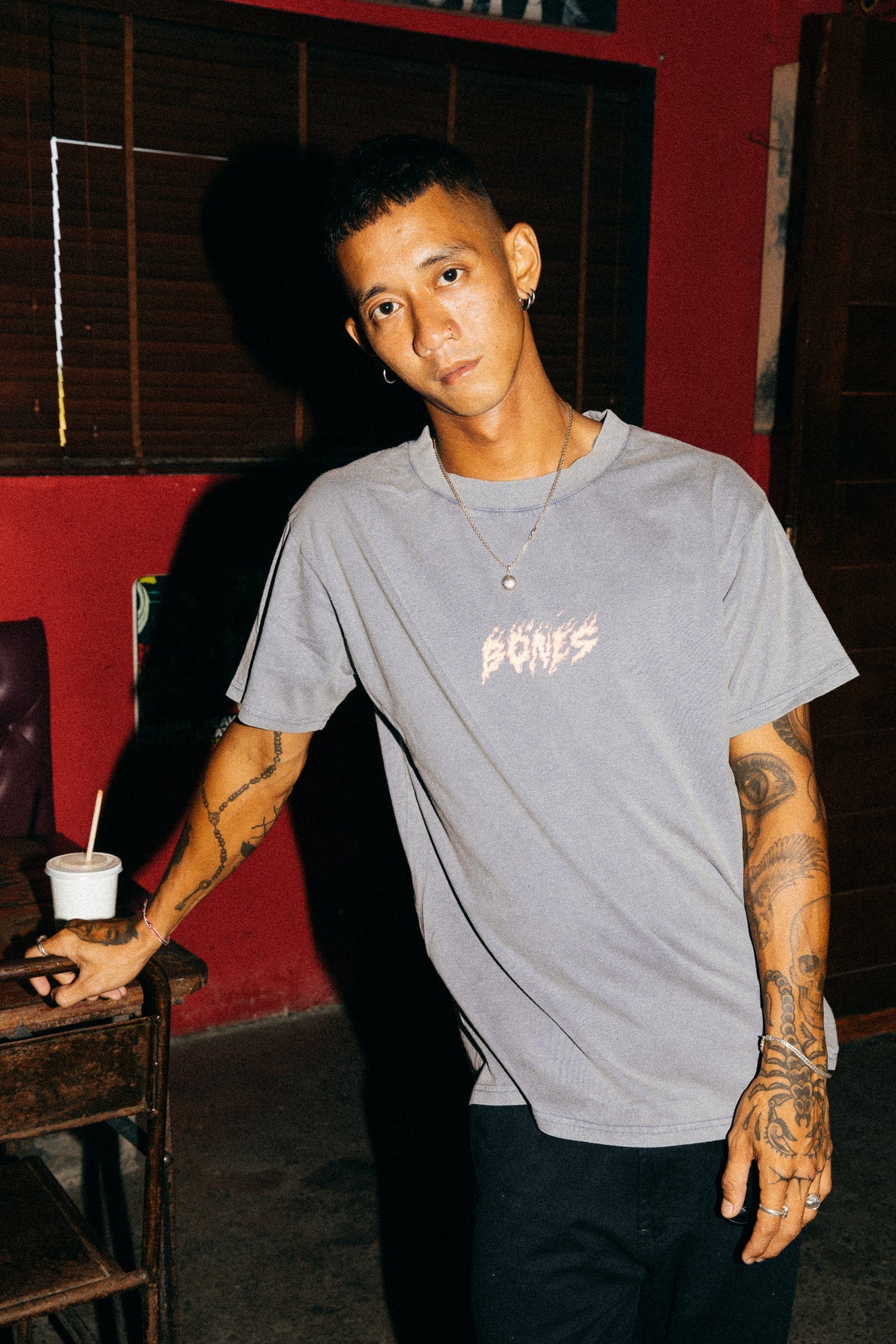 ClubFlame Tee - Petrol Blue