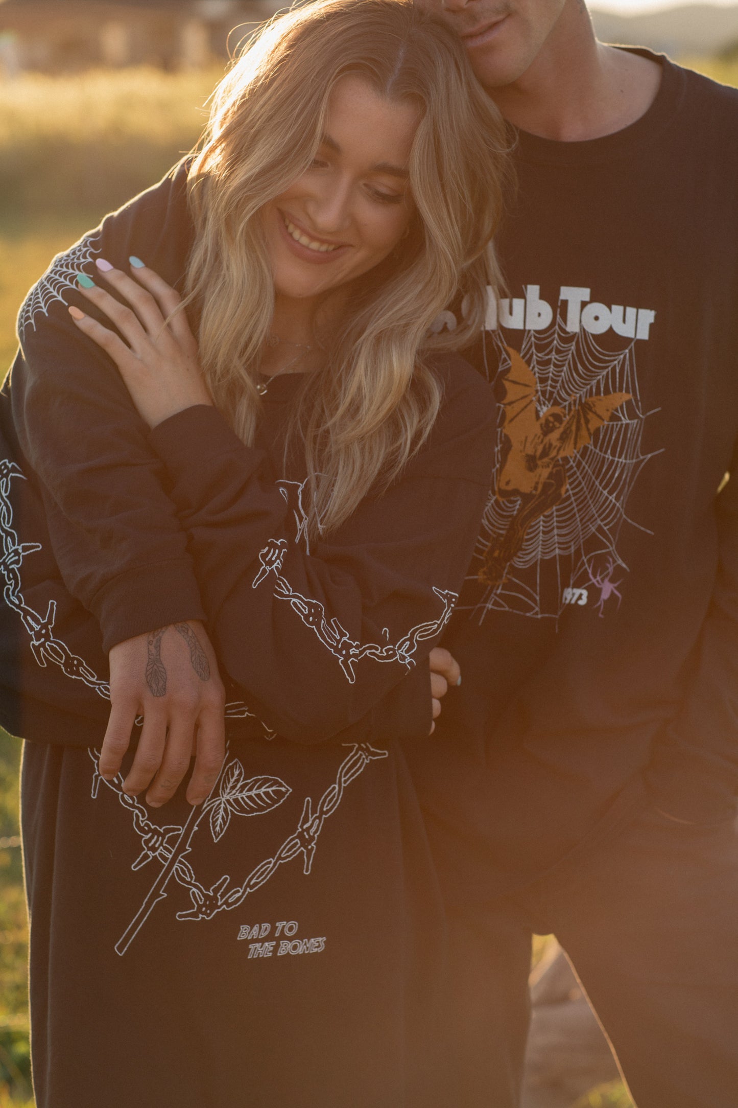 Wire Heart LS TEE - Black